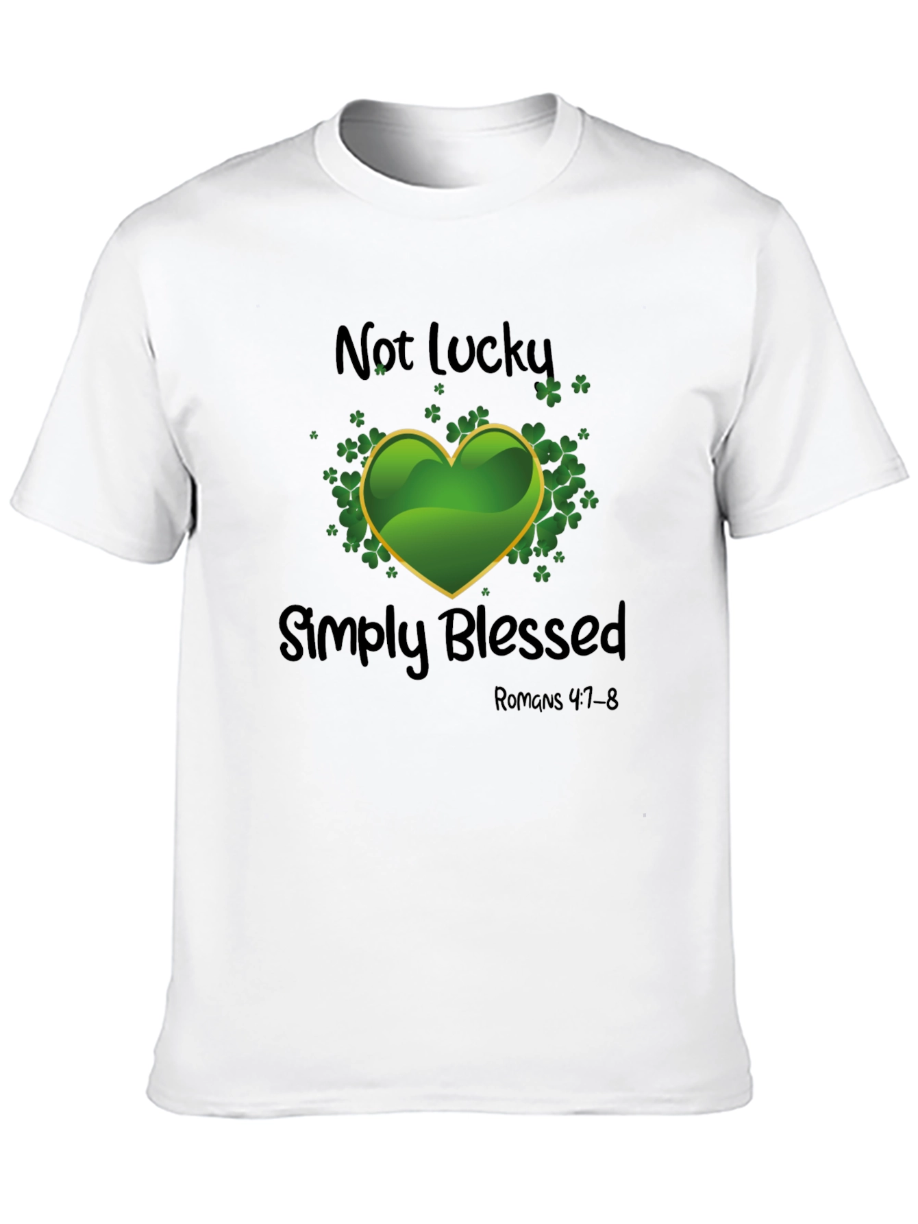 Blessed Shamrock T-Shirt - Religious St. Patricks Day