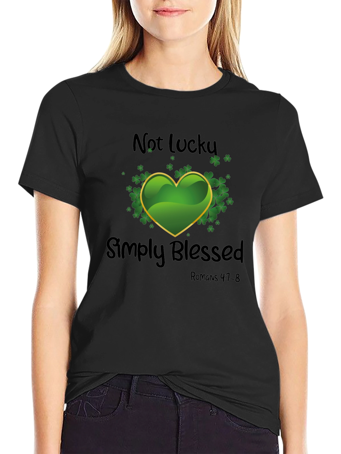 Blessed Shamrock T-Shirt - Religious St. Patricks Day