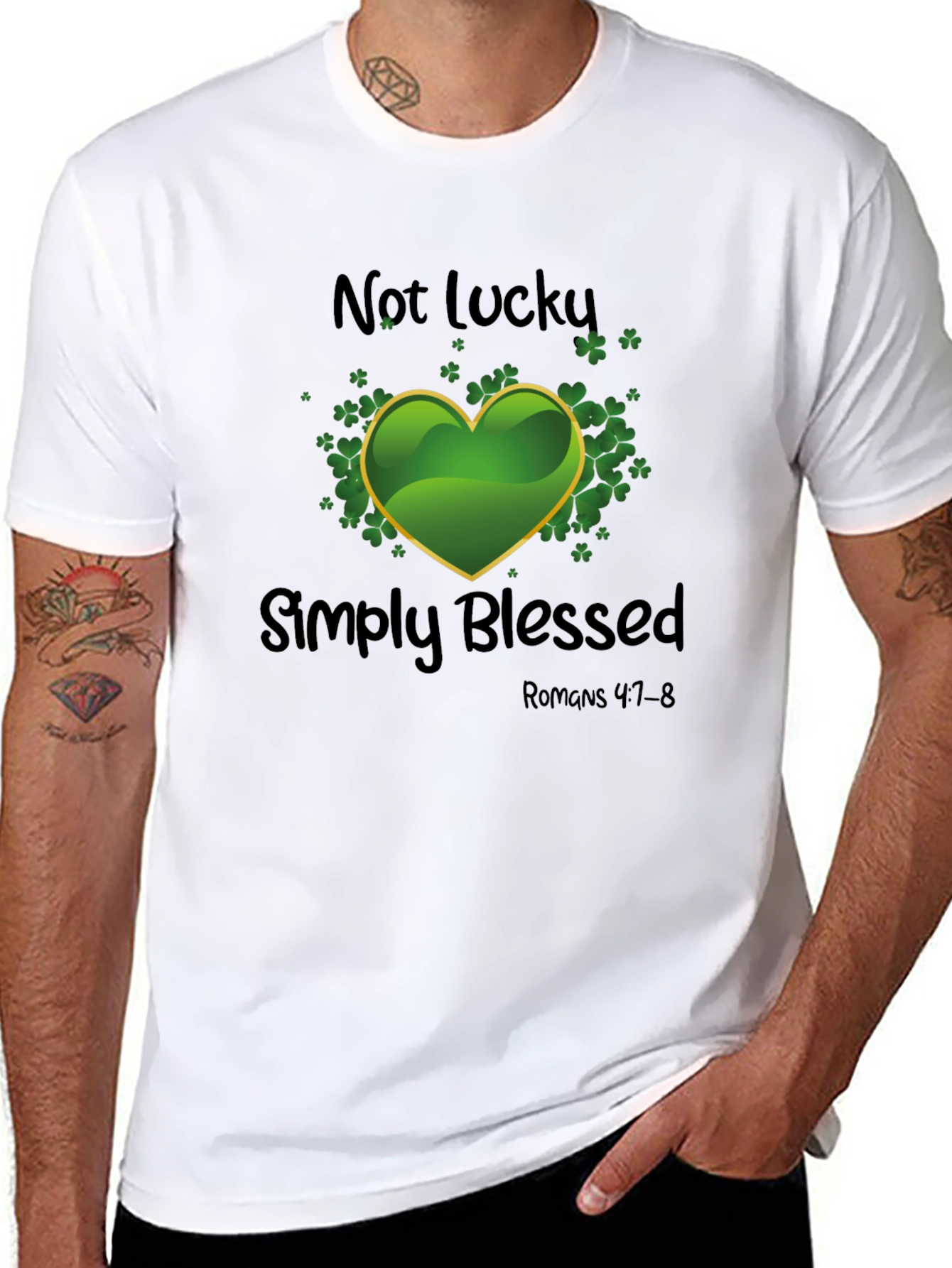 Blessed Shamrock T-Shirt - Religious St. Patricks Day