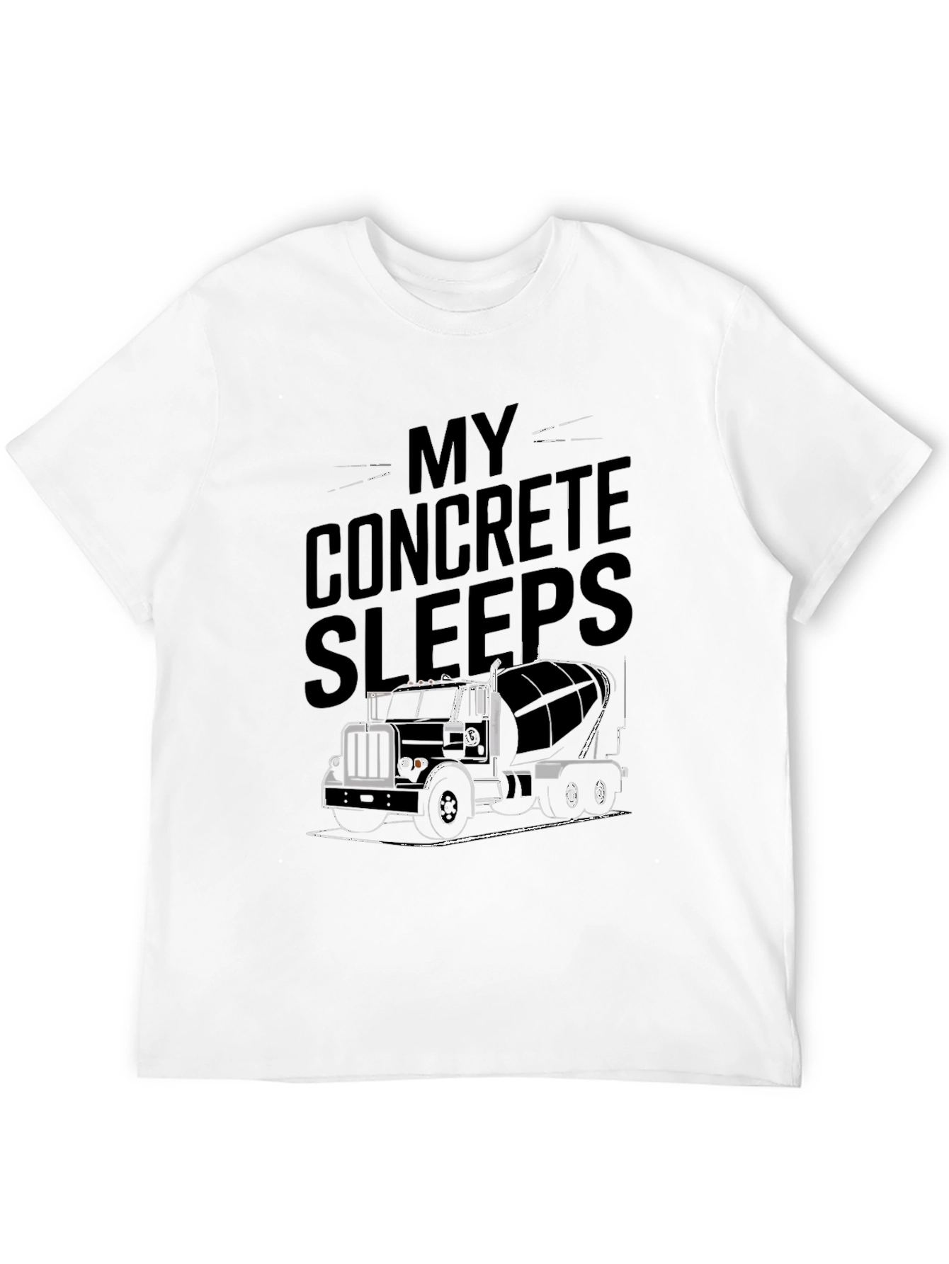 My Concrete Sleeps Truck Graphic T-Shirt