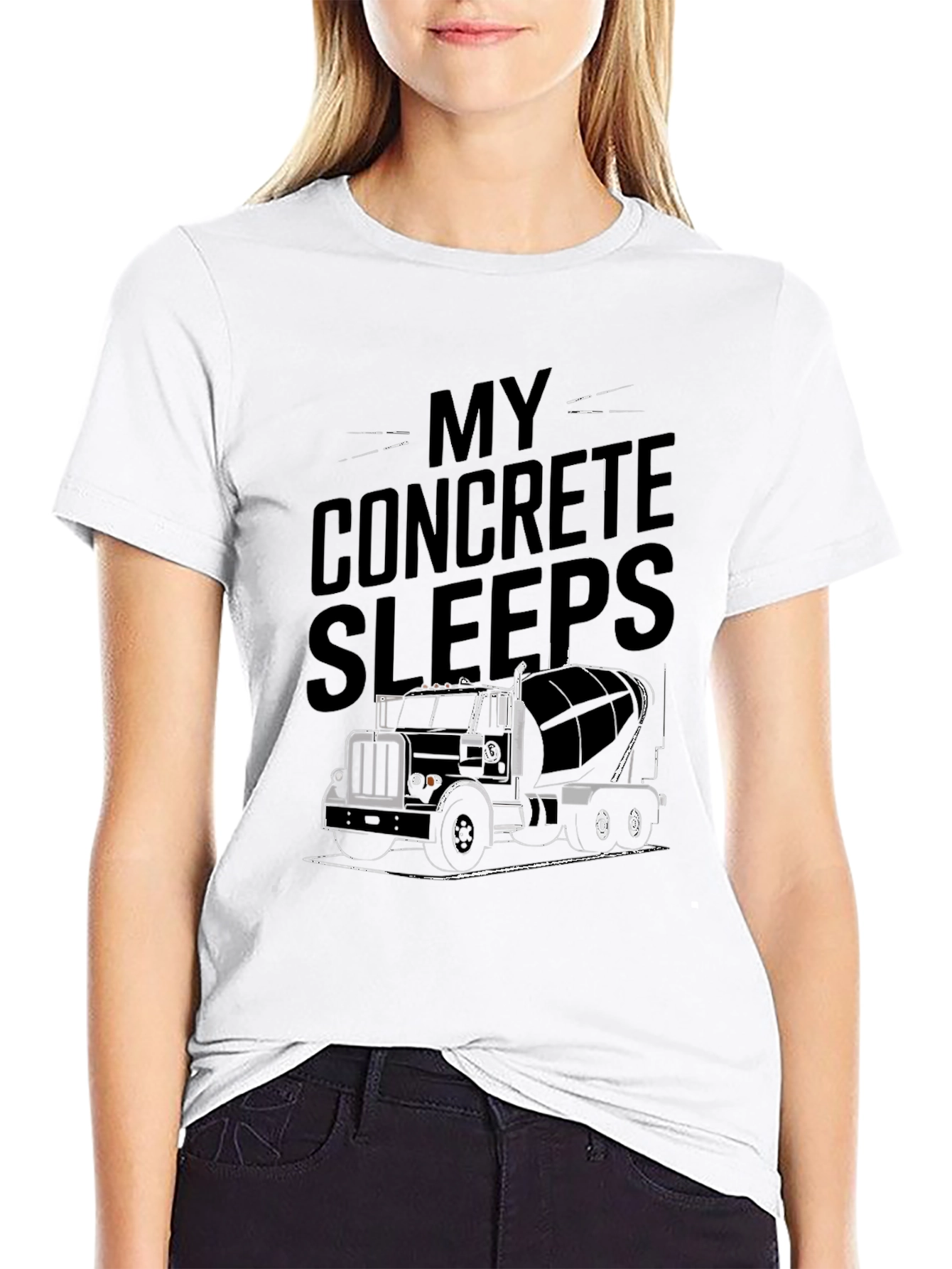 My Concrete Sleeps Truck Graphic T-Shirt