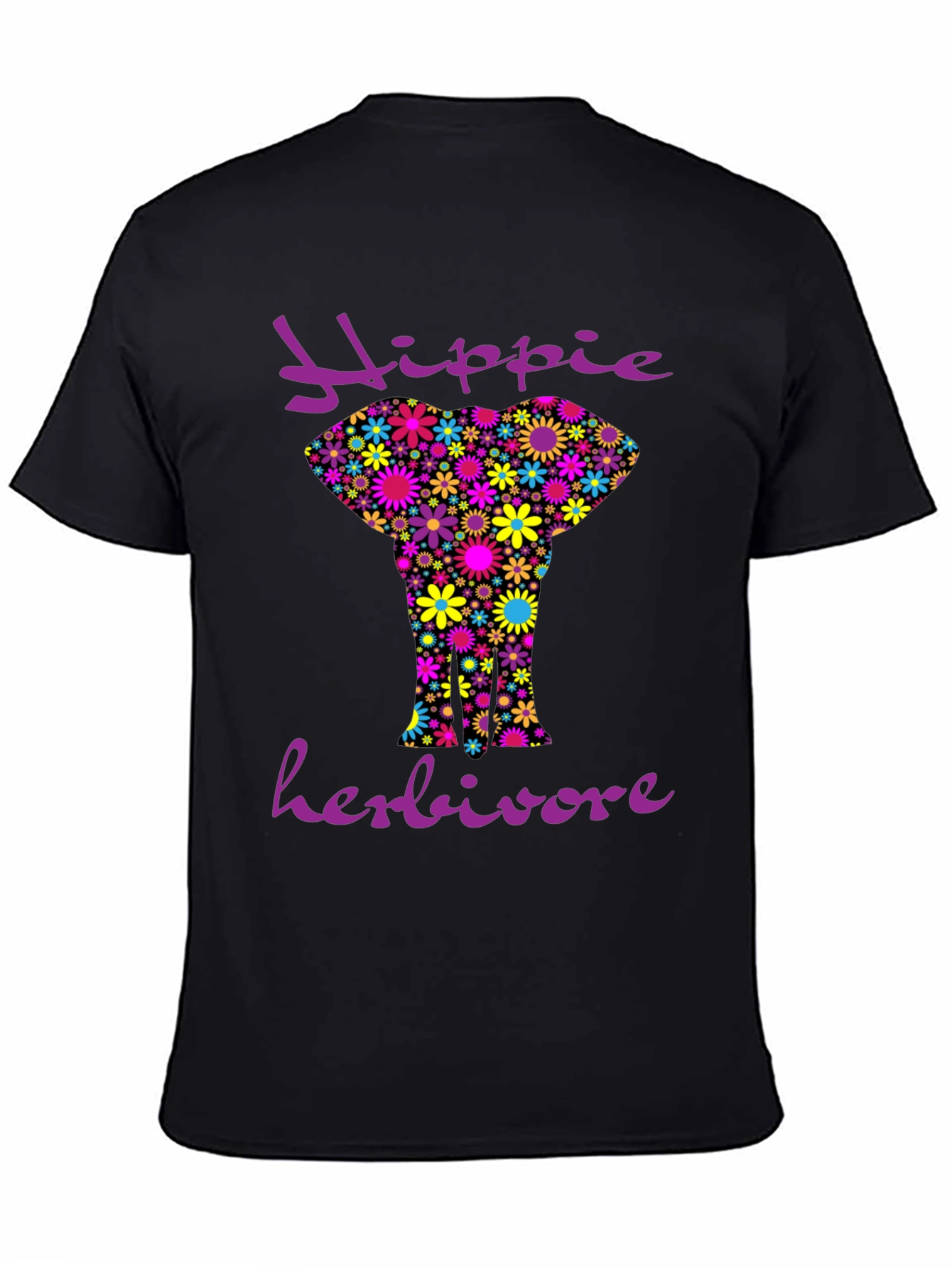 Hippie Herbivore Floral Elephant T-Shirt