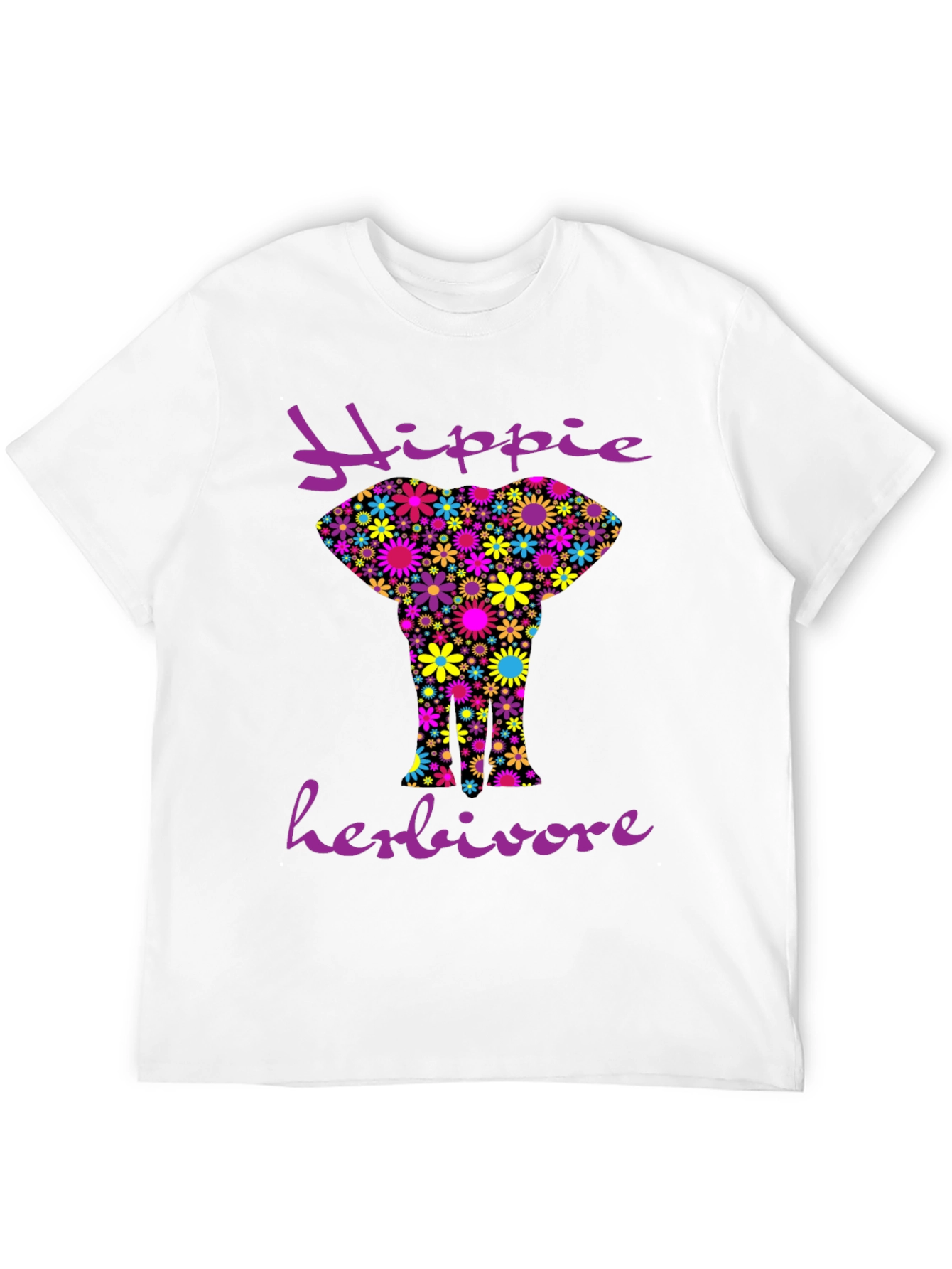 Hippie Herbivore Floral Elephant T-Shirt