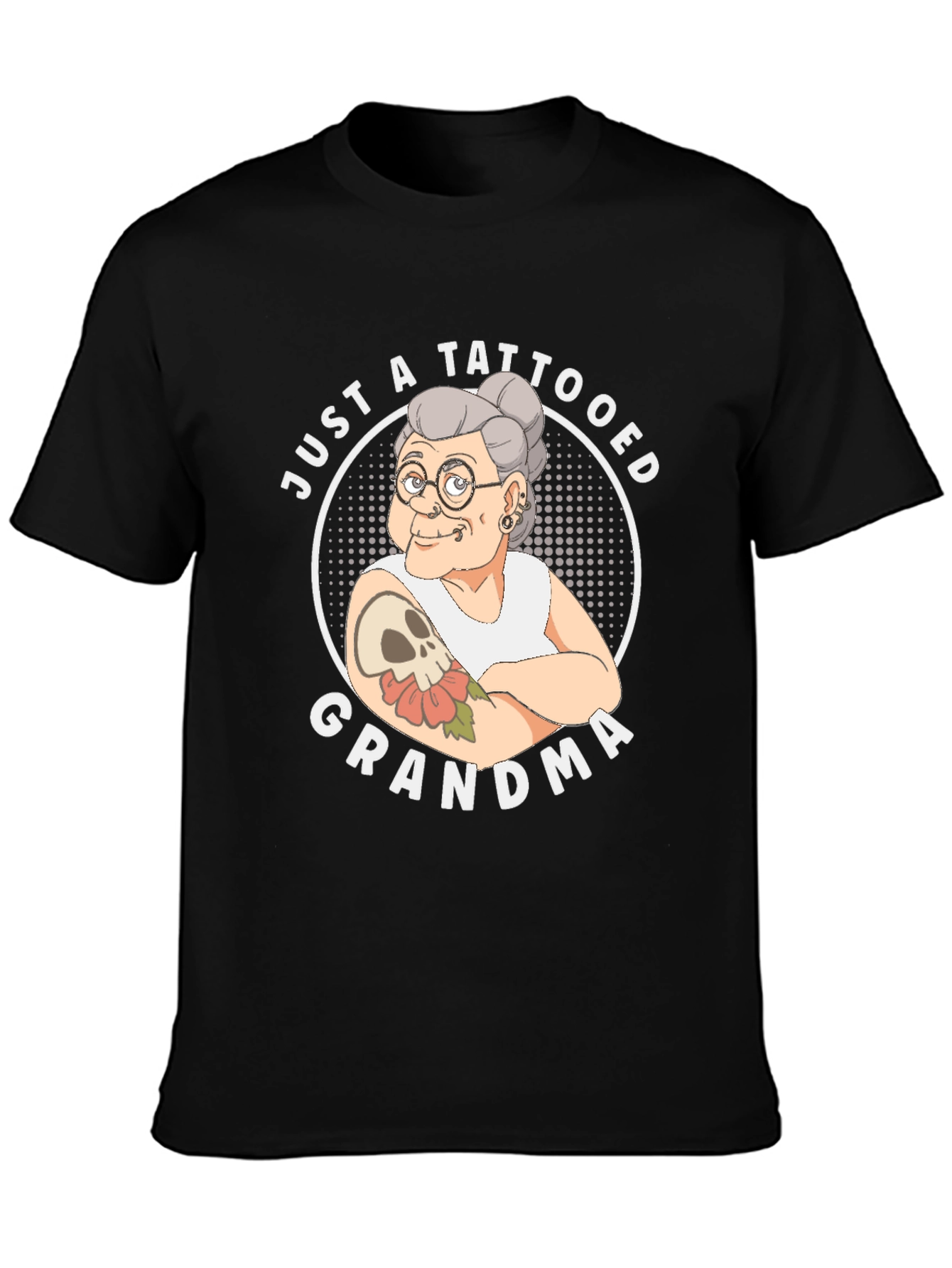 Tattooed Grandma Graphic Tee - Cool Unisex Shirt