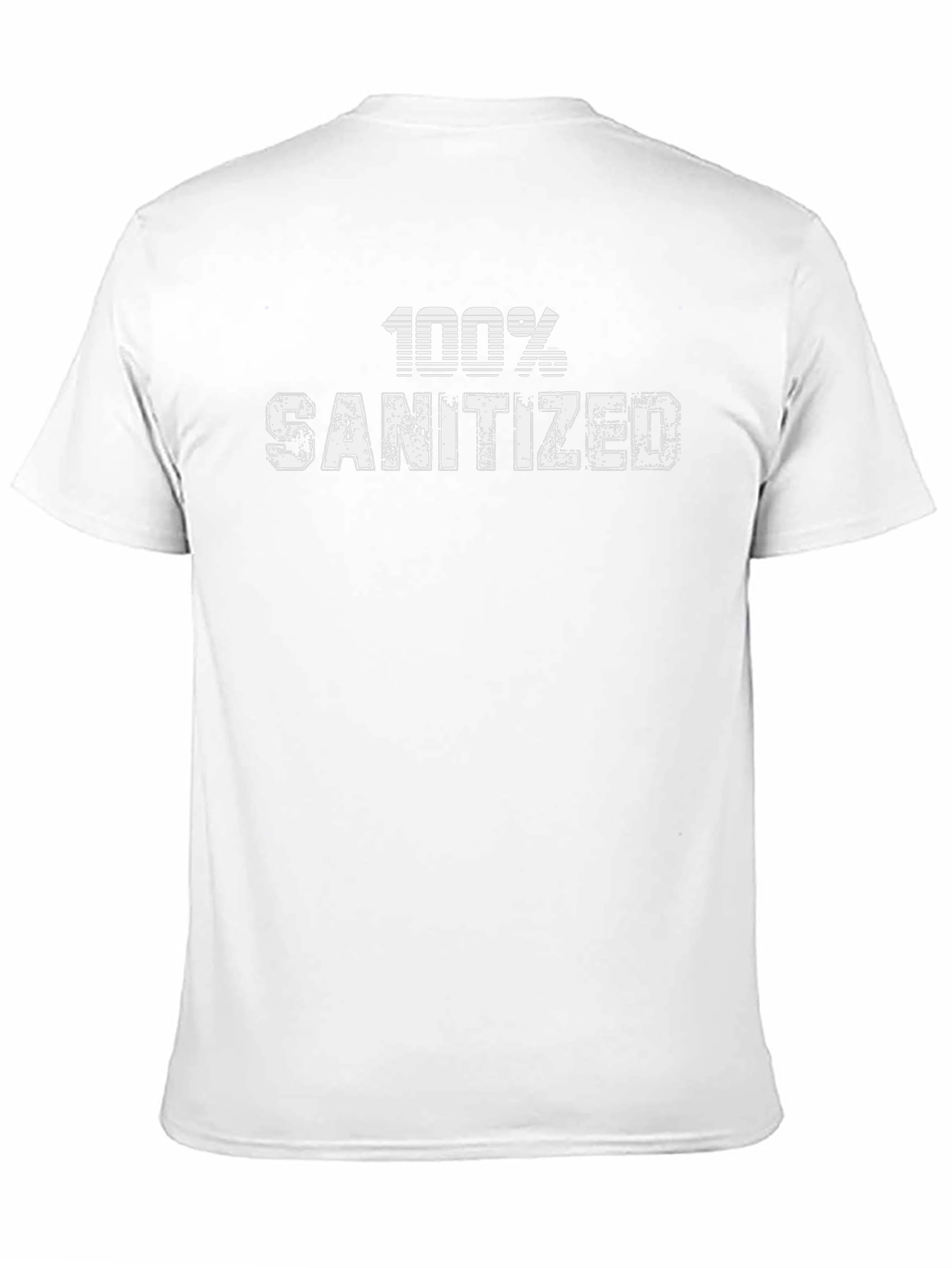 100% Sanitized Novelty Graphic Tee -  Comfy Cotton Shirt