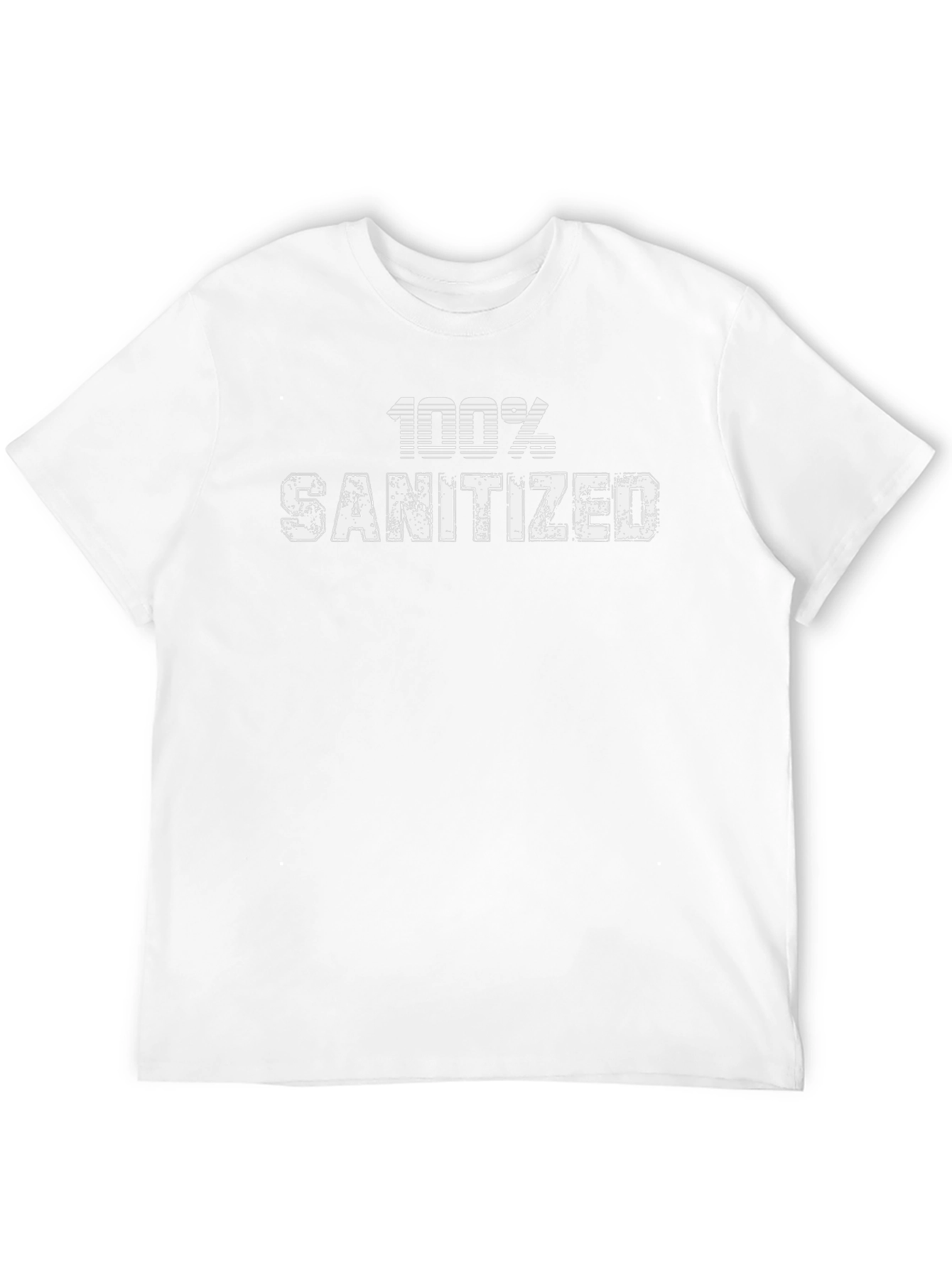 100% Sanitized Novelty Graphic Tee -  Comfy Cotton Shirt