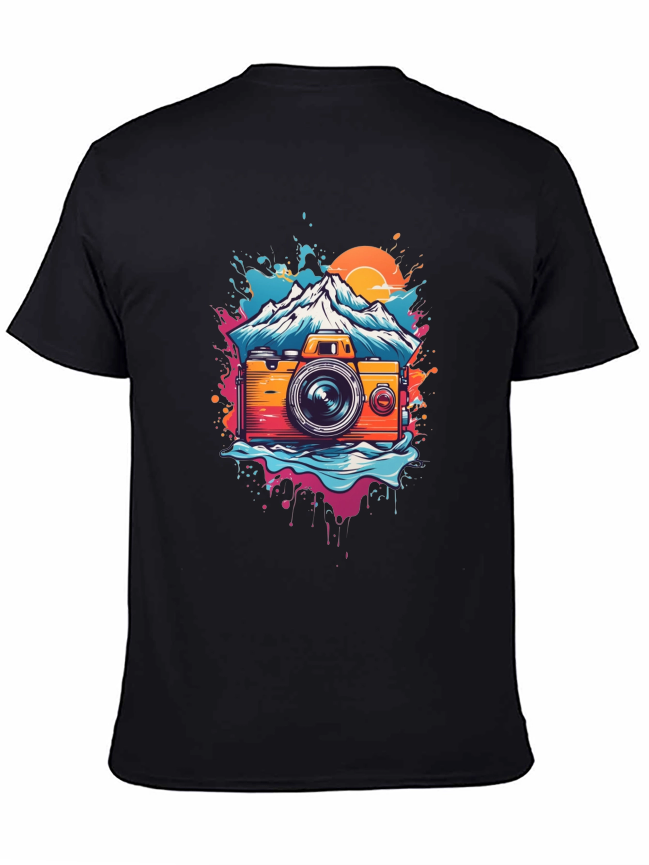 Camera Mountain Graphic Tee