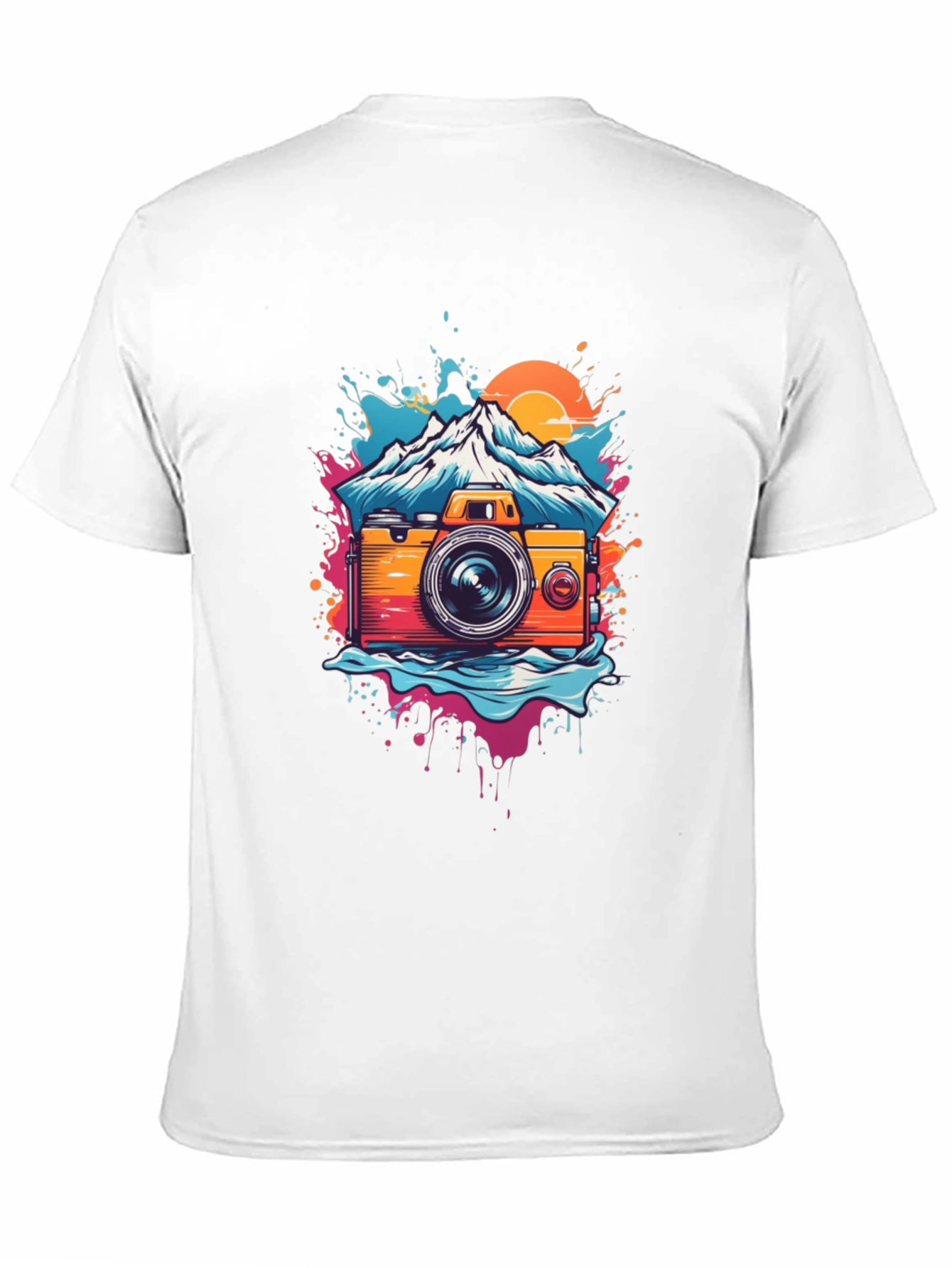 Camera Mountain Graphic Tee