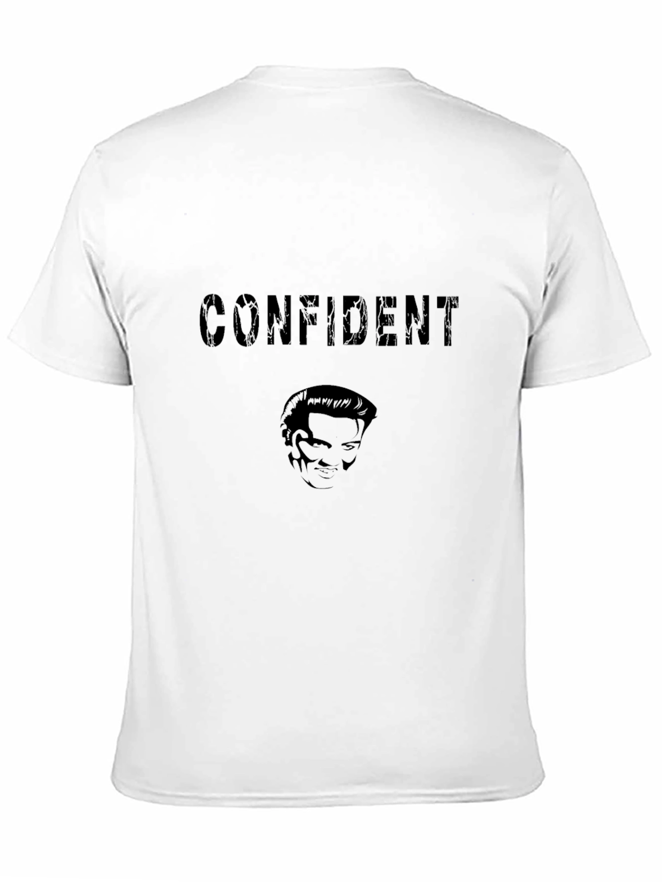 Confident Graphic Print Crew Neck T-Shirt