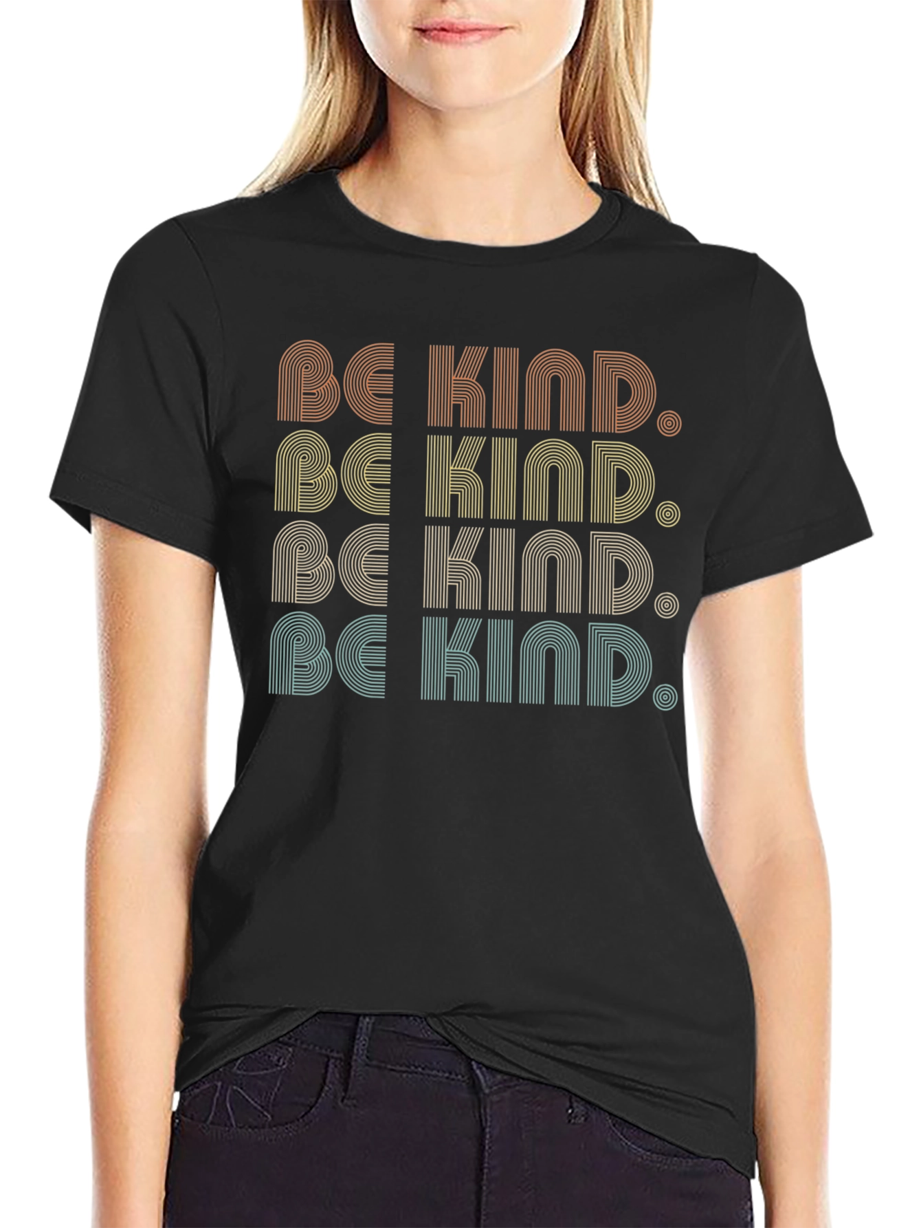 Be Kind Retro T-Shirt - Stylish Comfort