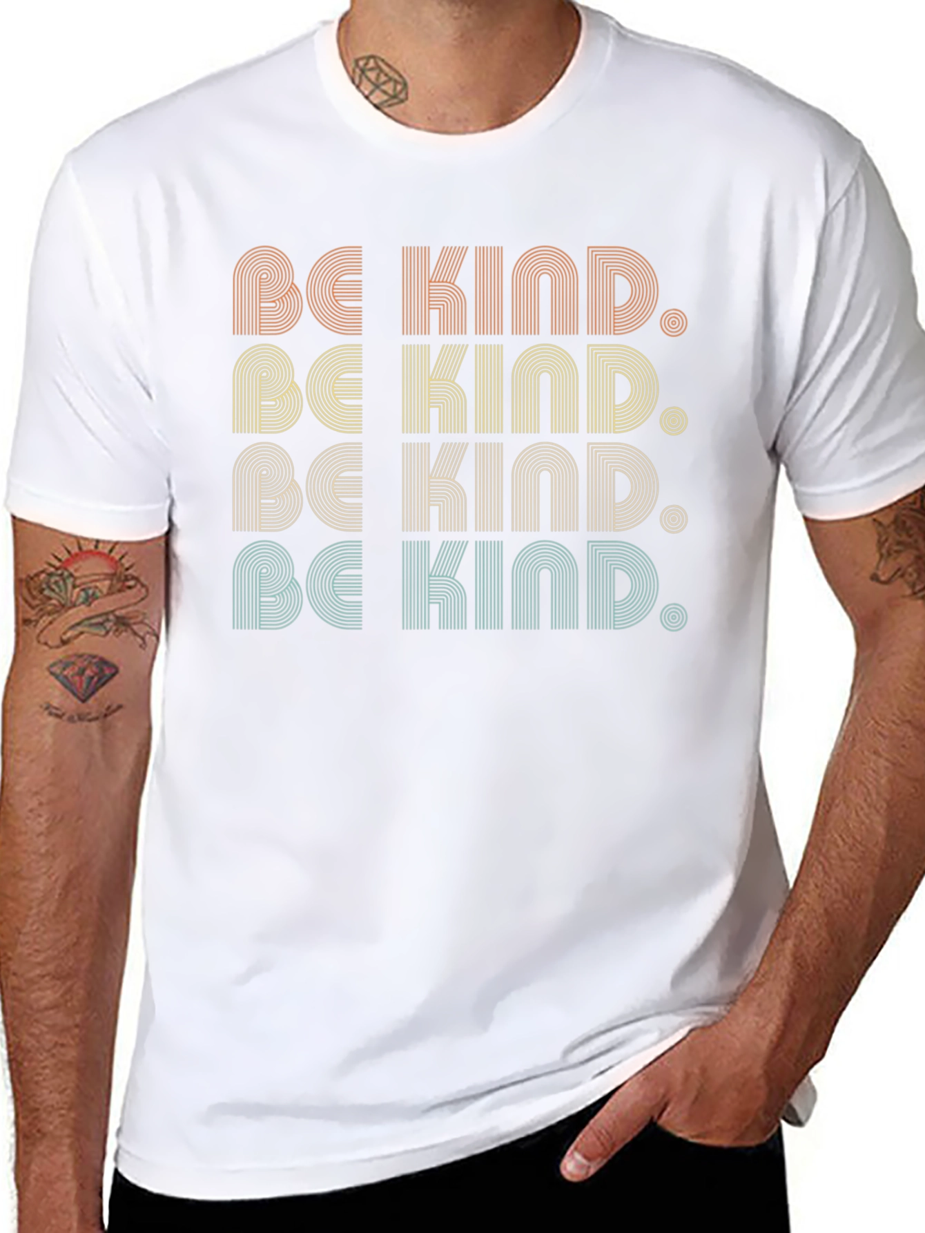 Be Kind Retro T-Shirt - Stylish Comfort