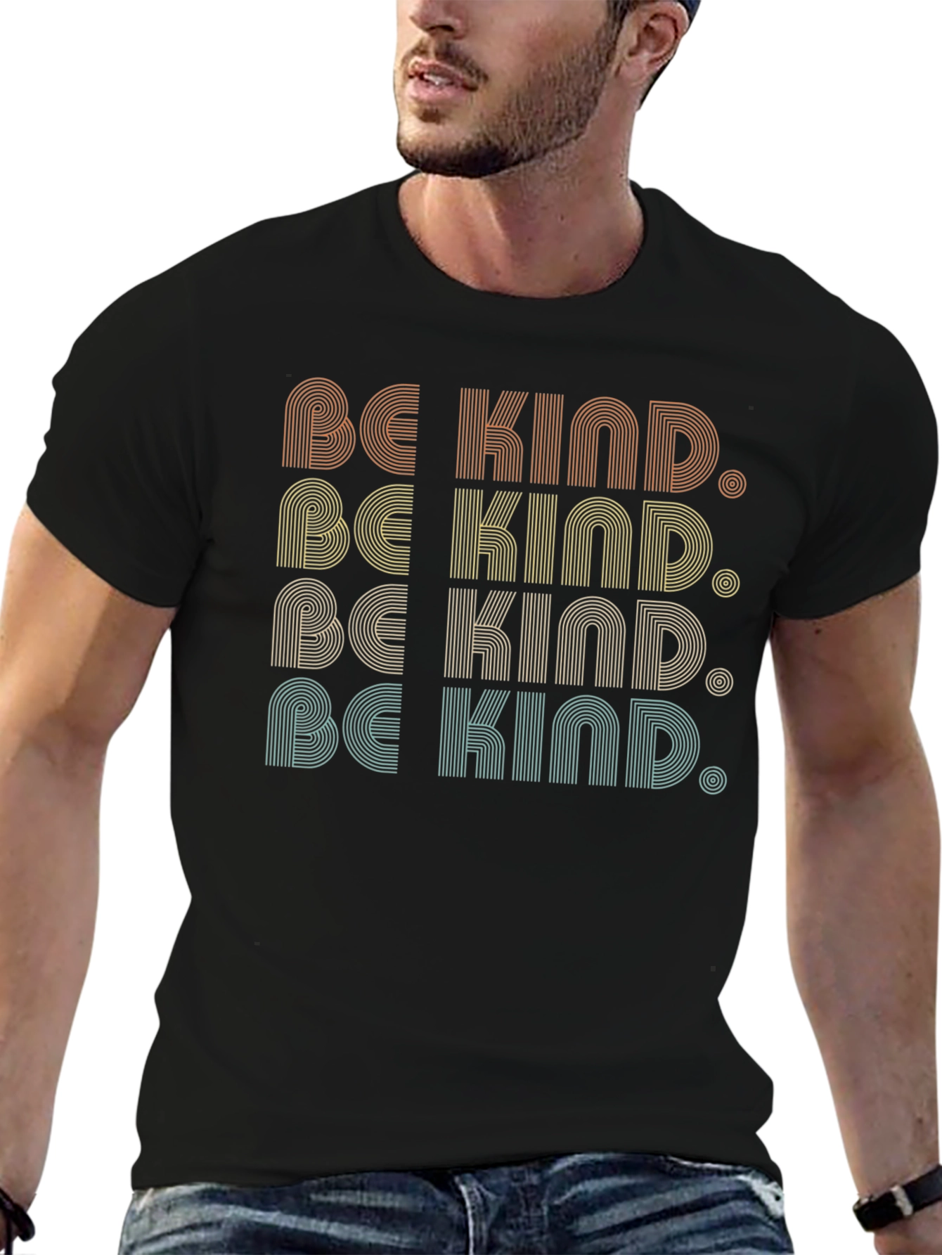 Be Kind Retro T-Shirt - Stylish Comfort