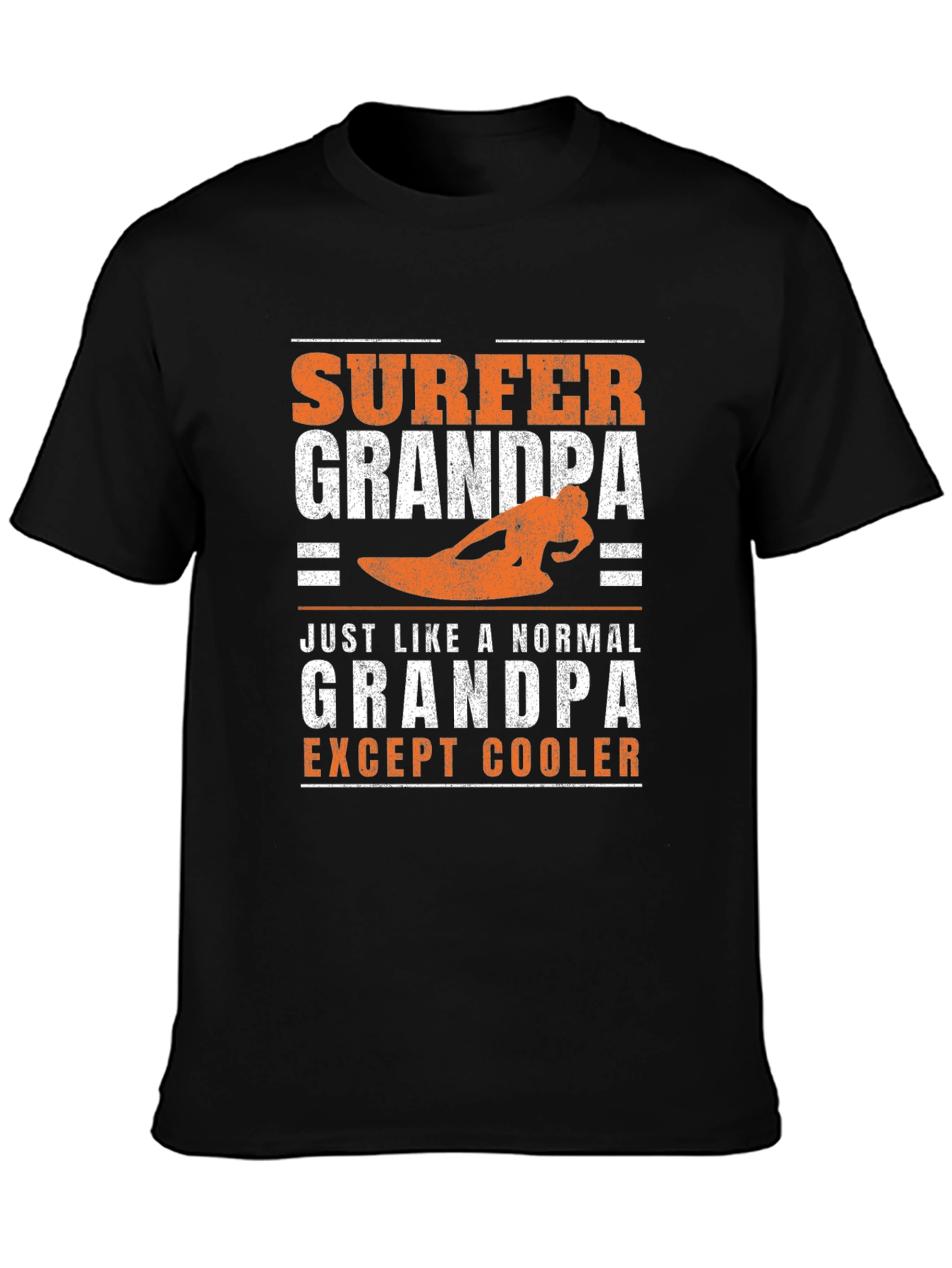 Surfer Grandpa T-Shirt - Cool Grandfather Gift