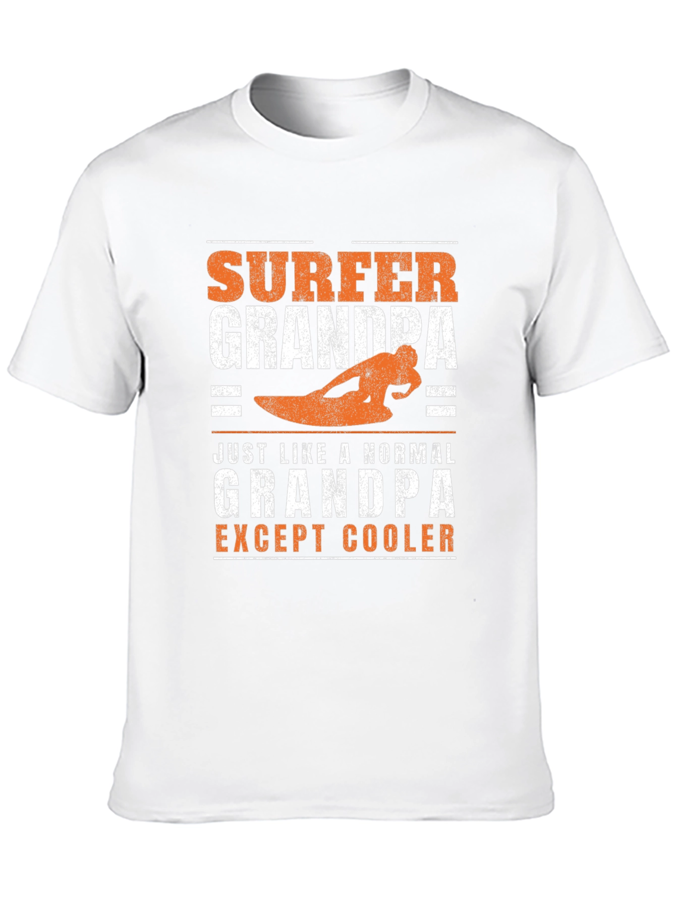 Surfer Grandpa T-Shirt - Cool Grandfather Gift