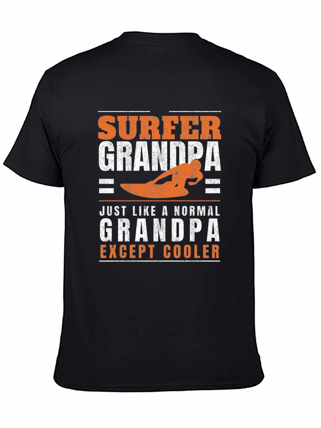 Surfer Grandpa T-Shirt - Cool Grandfather Gift