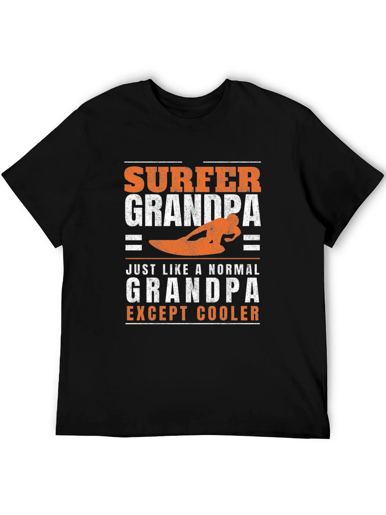 Surfer Grandpa T-Shirt - Cool Grandfather Gift