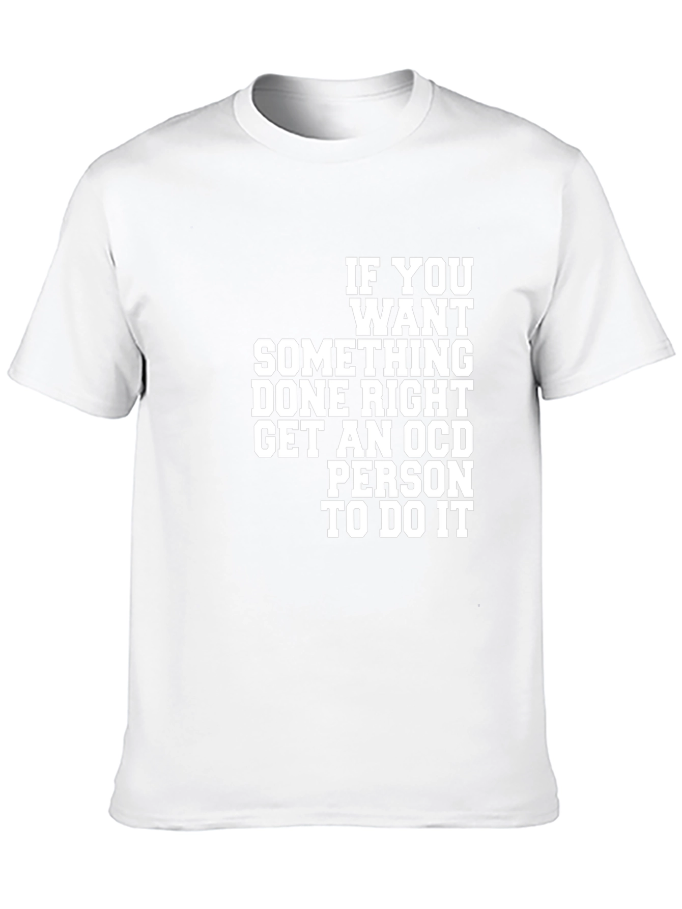 OCD Person Graphic Black T-Shirt