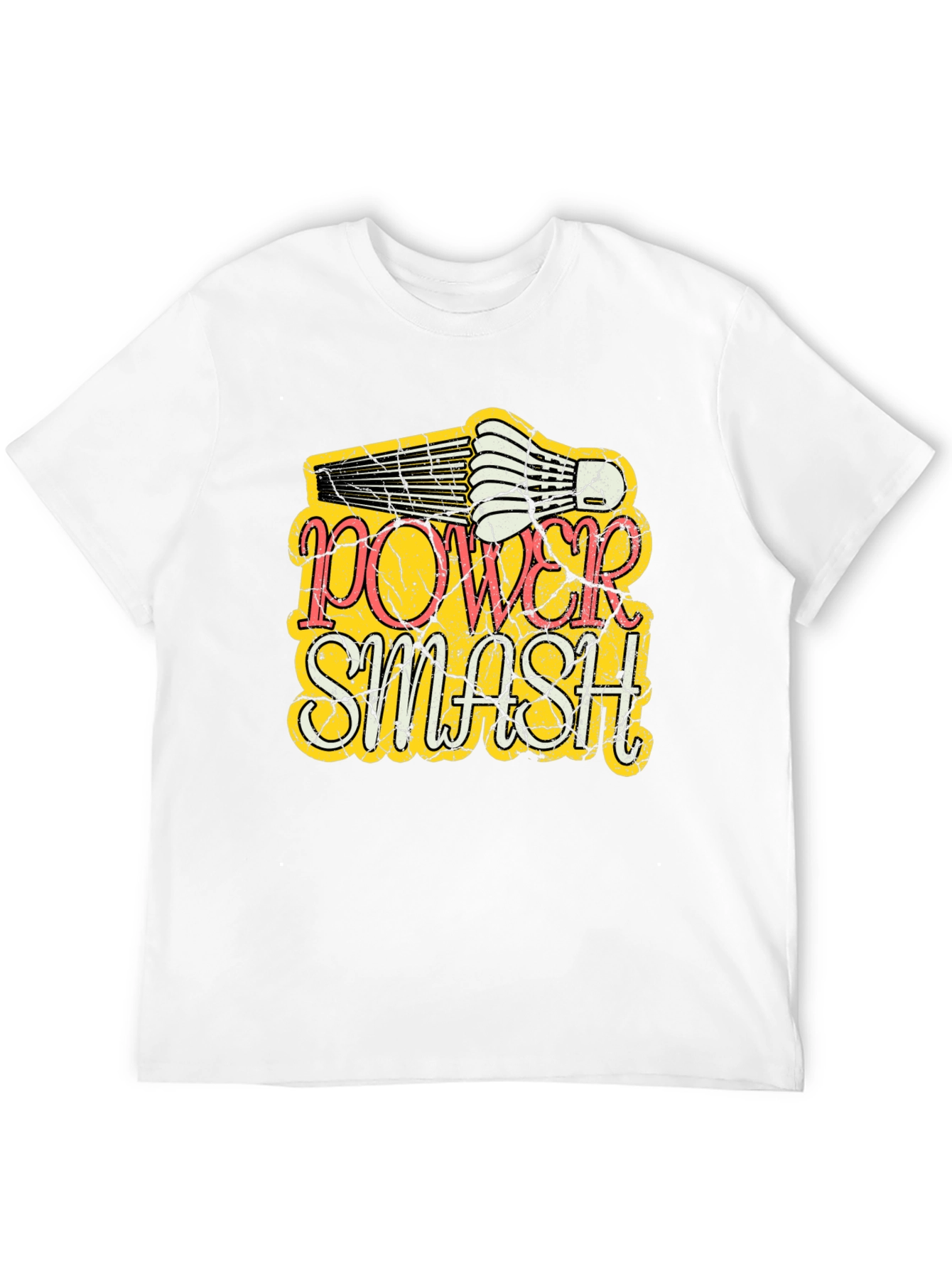 Power Smash Badminton Graphic Tee