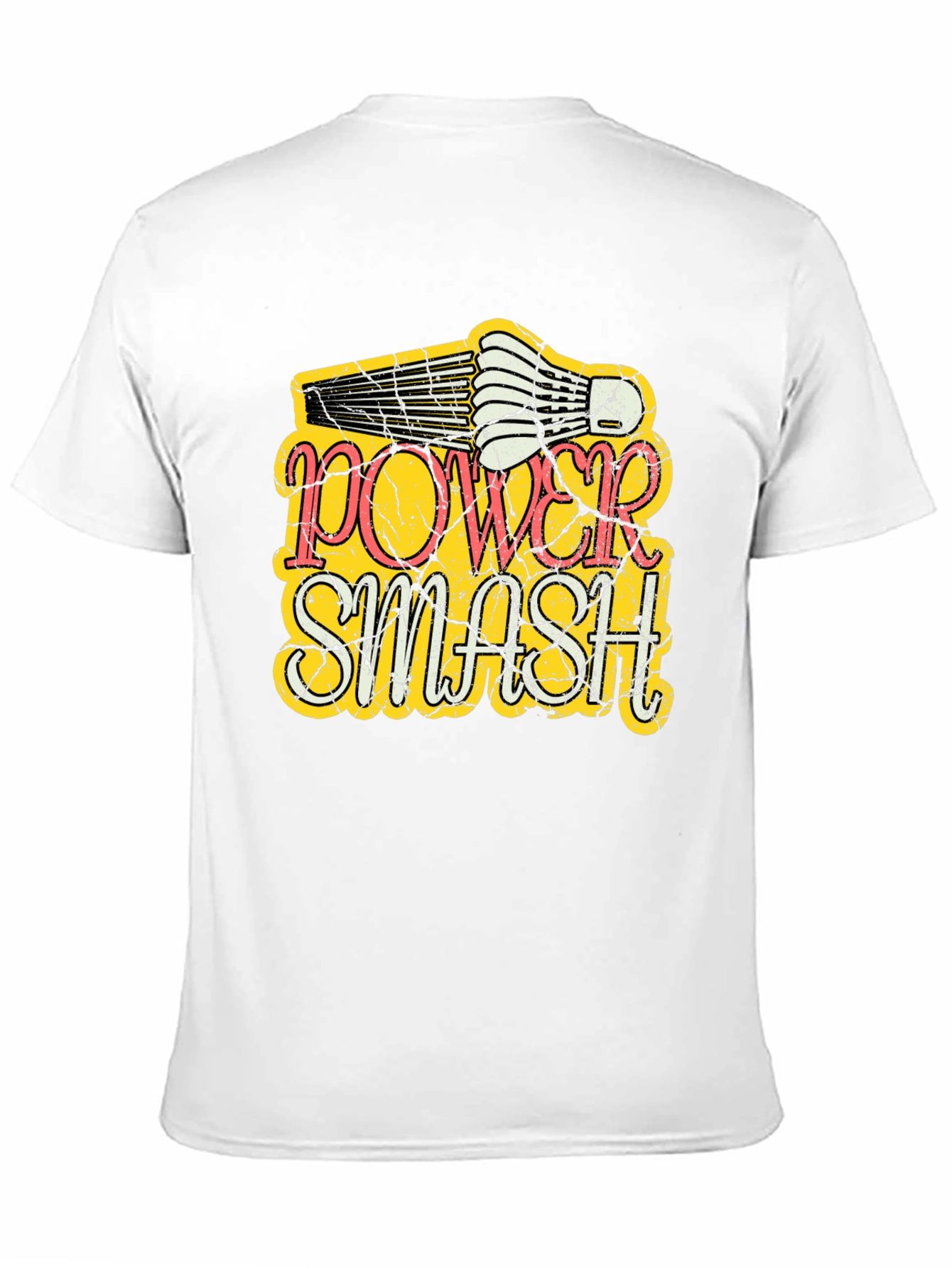 Power Smash Badminton Graphic Tee