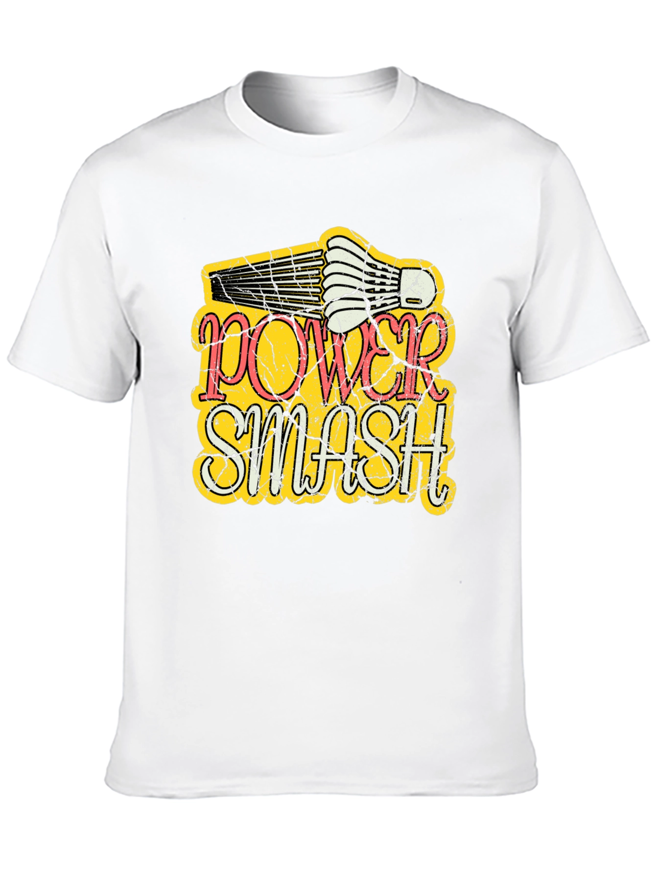 Power Smash Badminton Graphic Tee