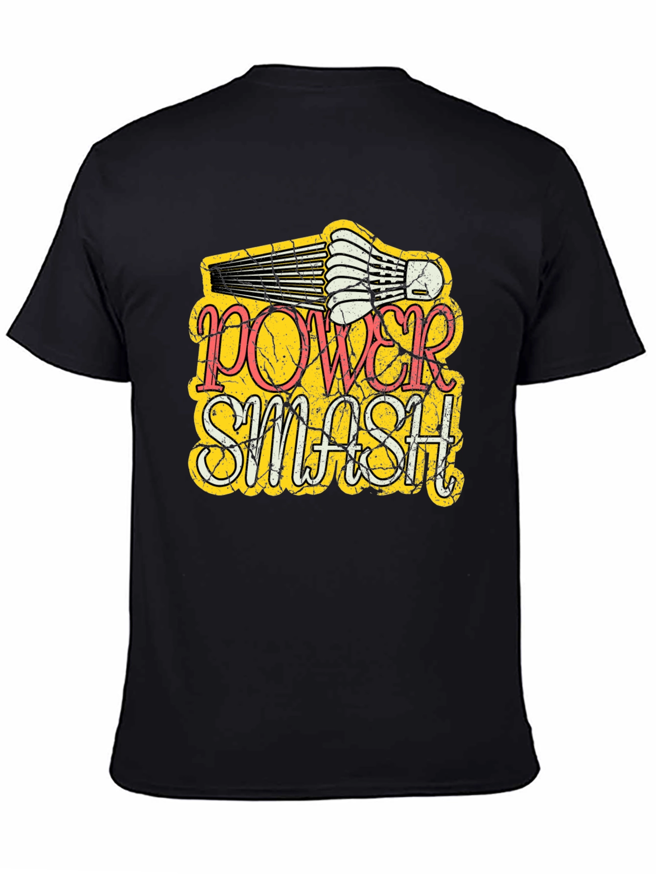 Power Smash Badminton Graphic Tee