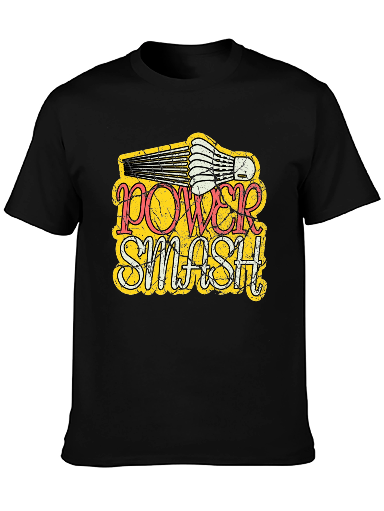 Power Smash Badminton Graphic Tee