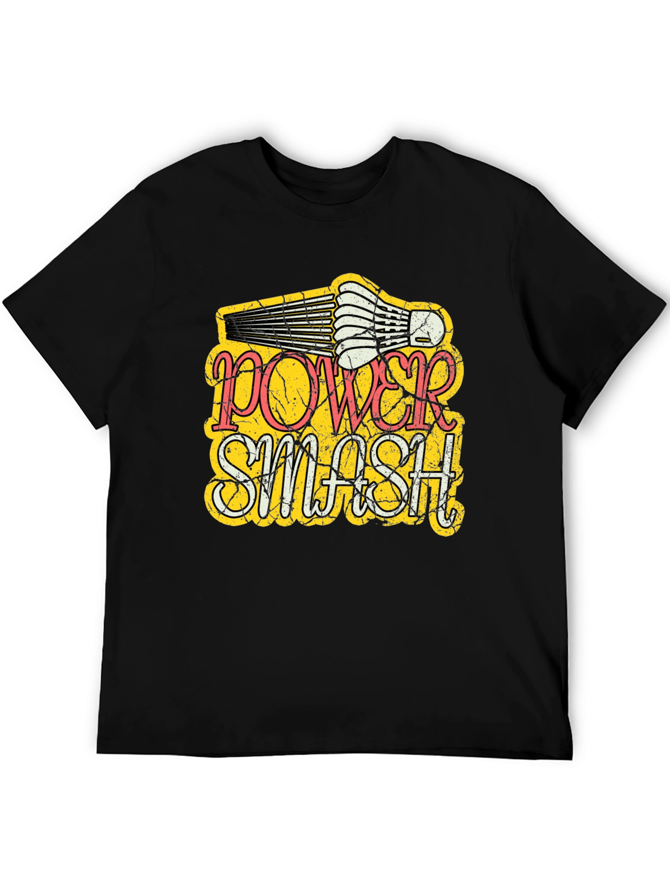 Power Smash Badminton Graphic Tee