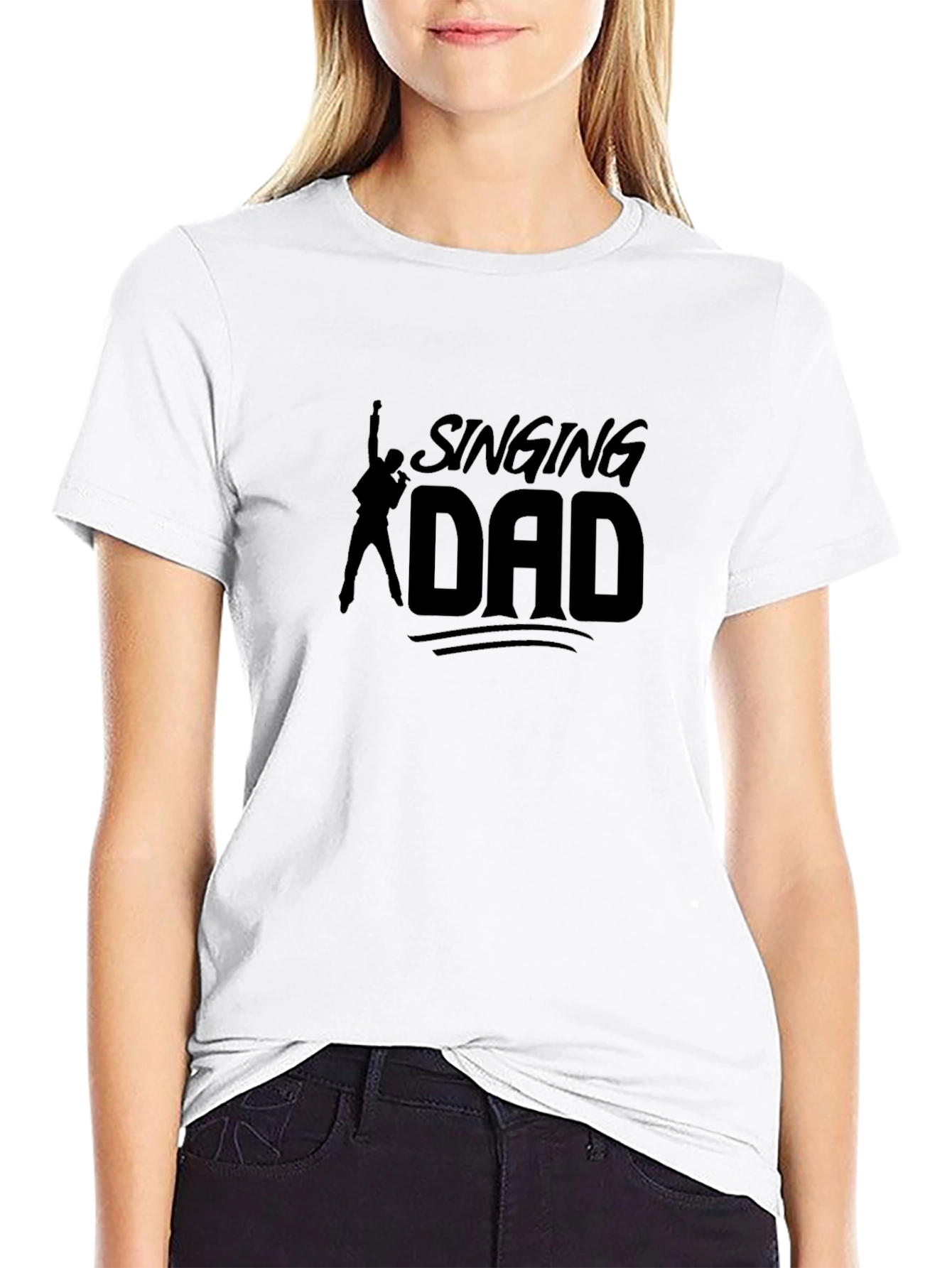 Singing Dad T-Shirt - Cool Musician Father Tee