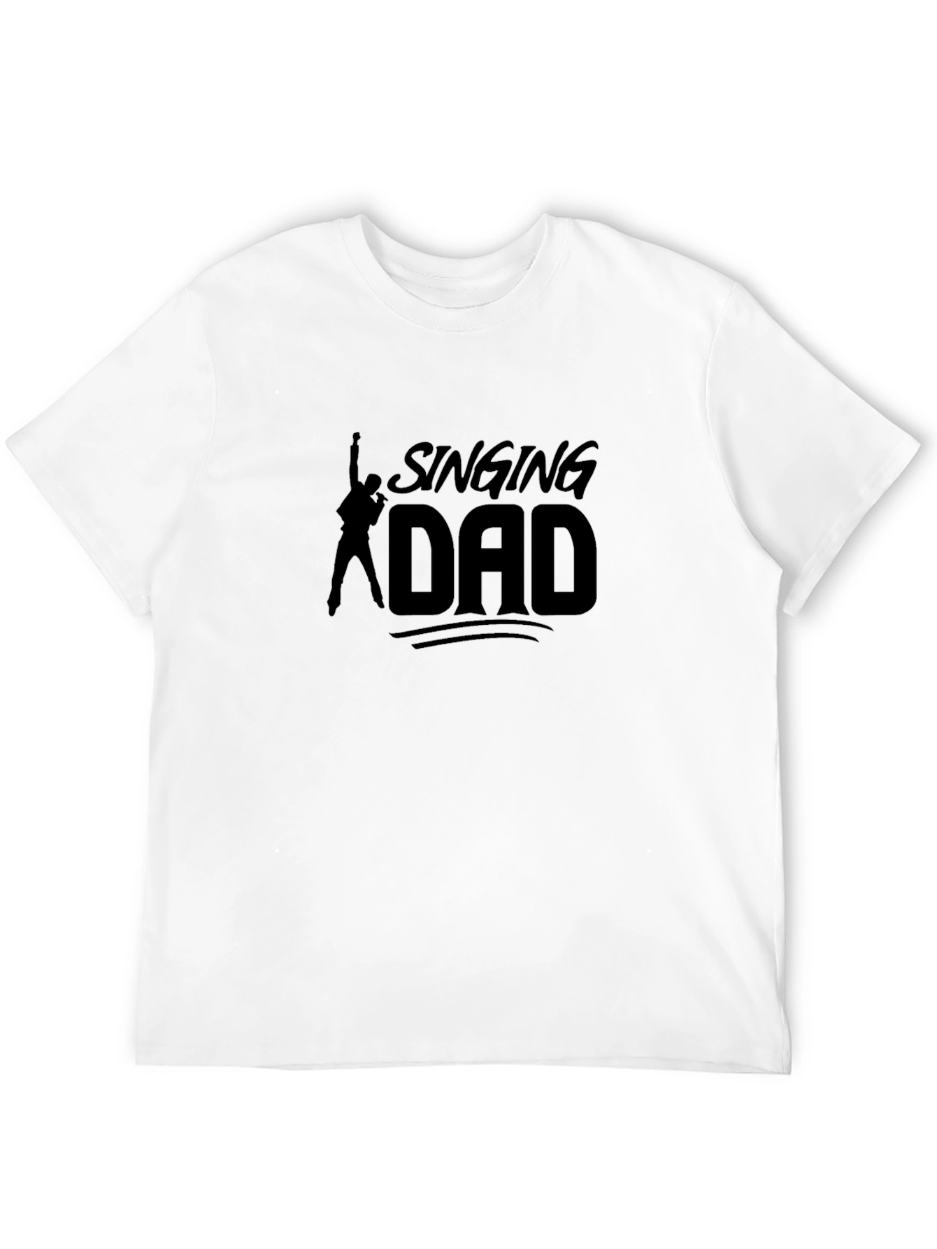 Singing Dad T-Shirt - Cool Musician Father Tee