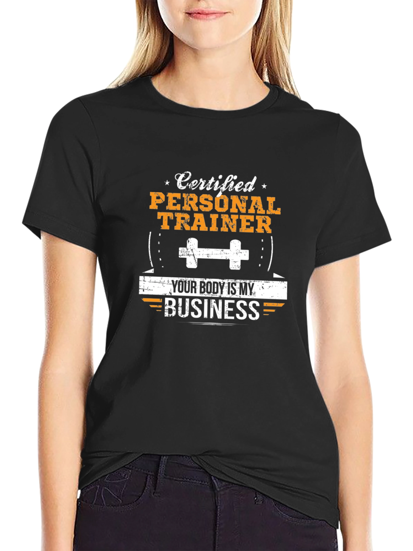 Certified Personal Trainer Black T-Shirt