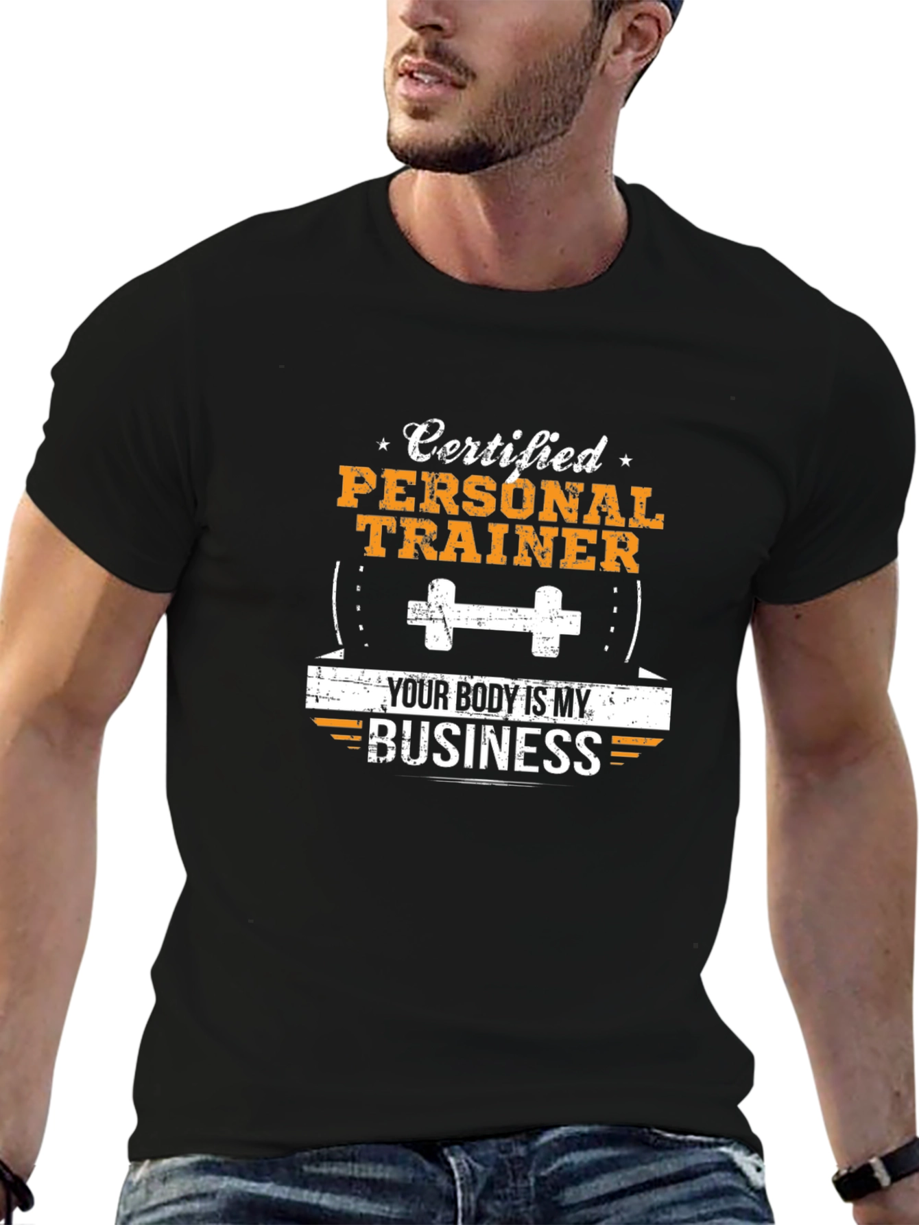 Certified Personal Trainer Black T-Shirt