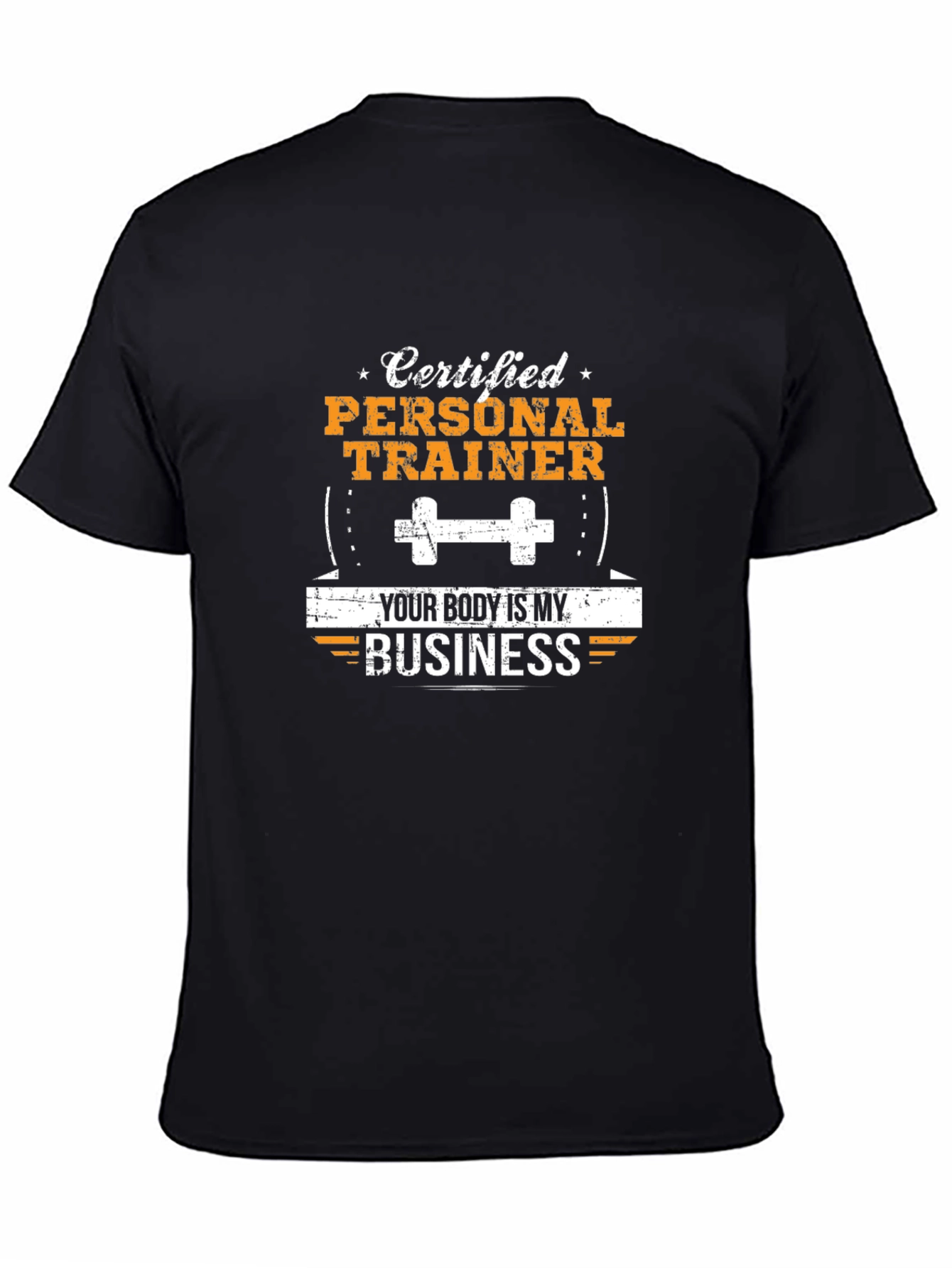 Certified Personal Trainer Black T-Shirt