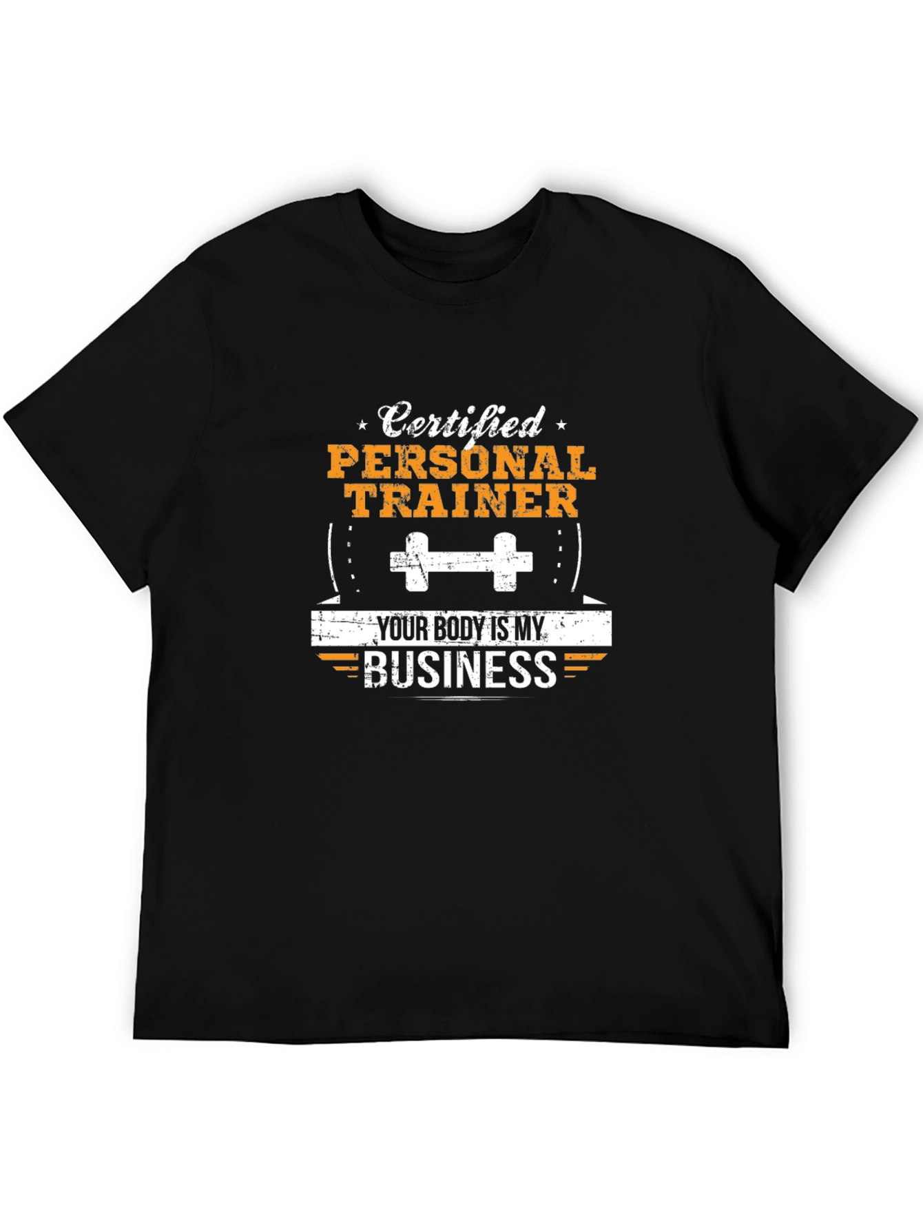 Certified Personal Trainer Black T-Shirt