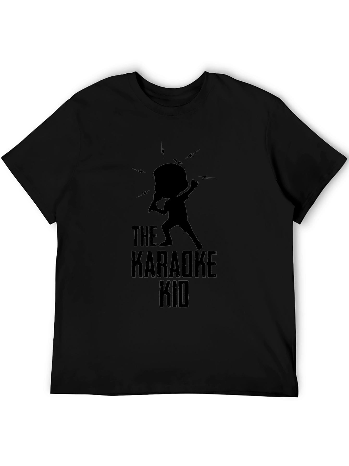 Karaoke Kid Black T-Shirt