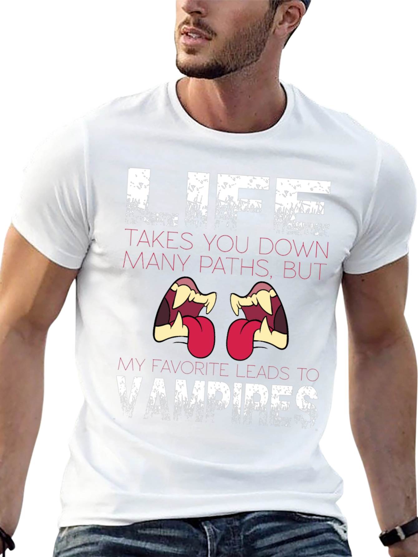 Vampire T-Shirt - Life Leads to Vampires