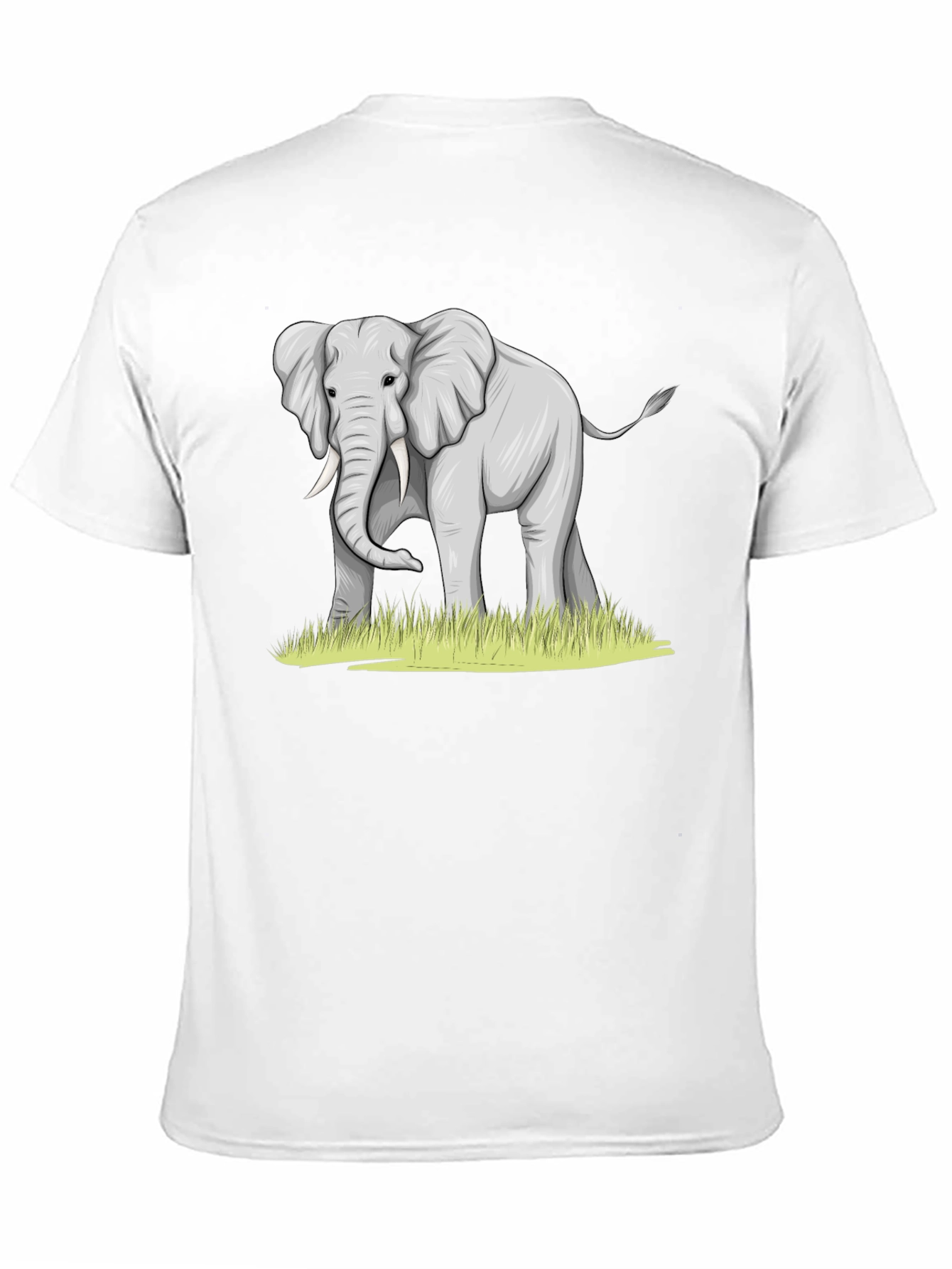 Elephant Graphic Tee - Black Casual Comfort
