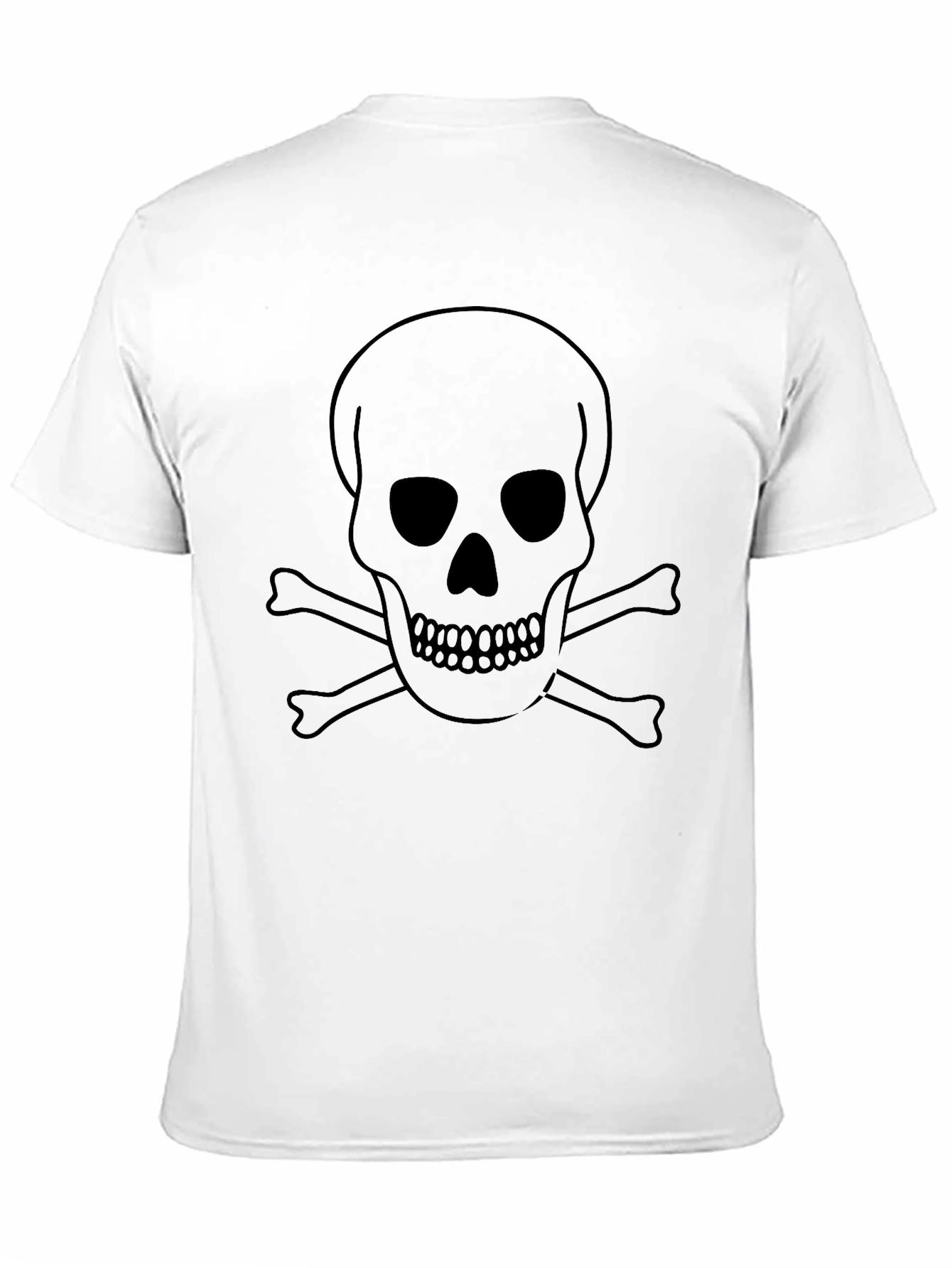 Skull & Crossbones Graphic Black T-Shirt
