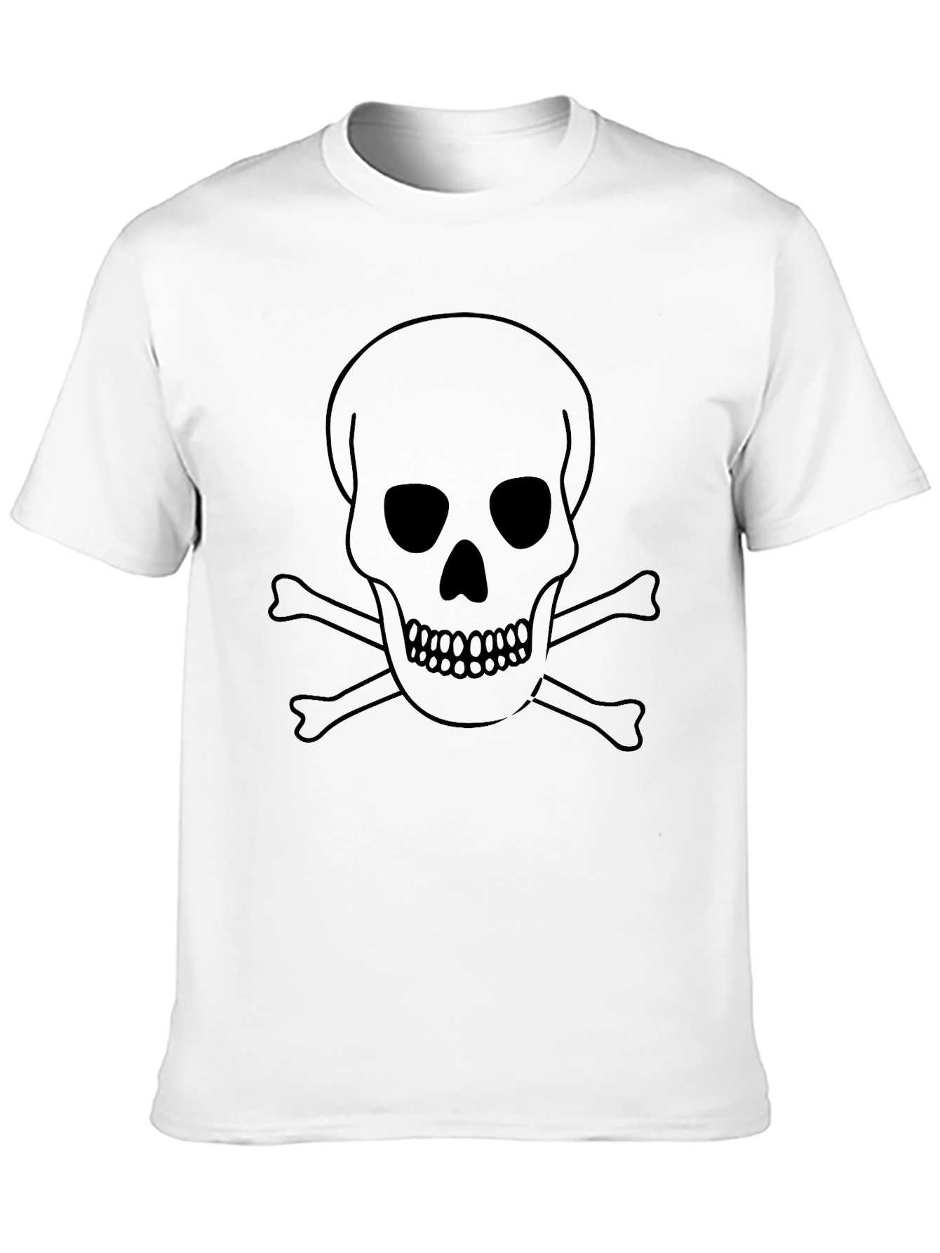 Skull & Crossbones Graphic Black T-Shirt