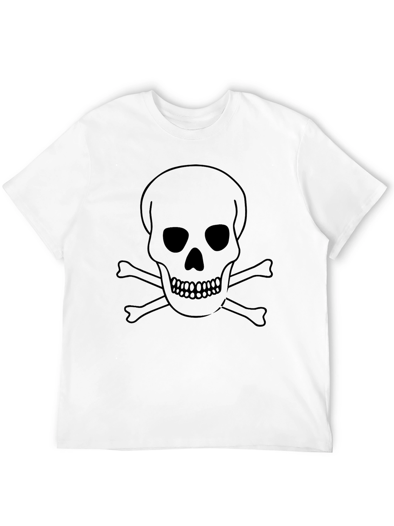 Skull & Crossbones Graphic Black T-Shirt