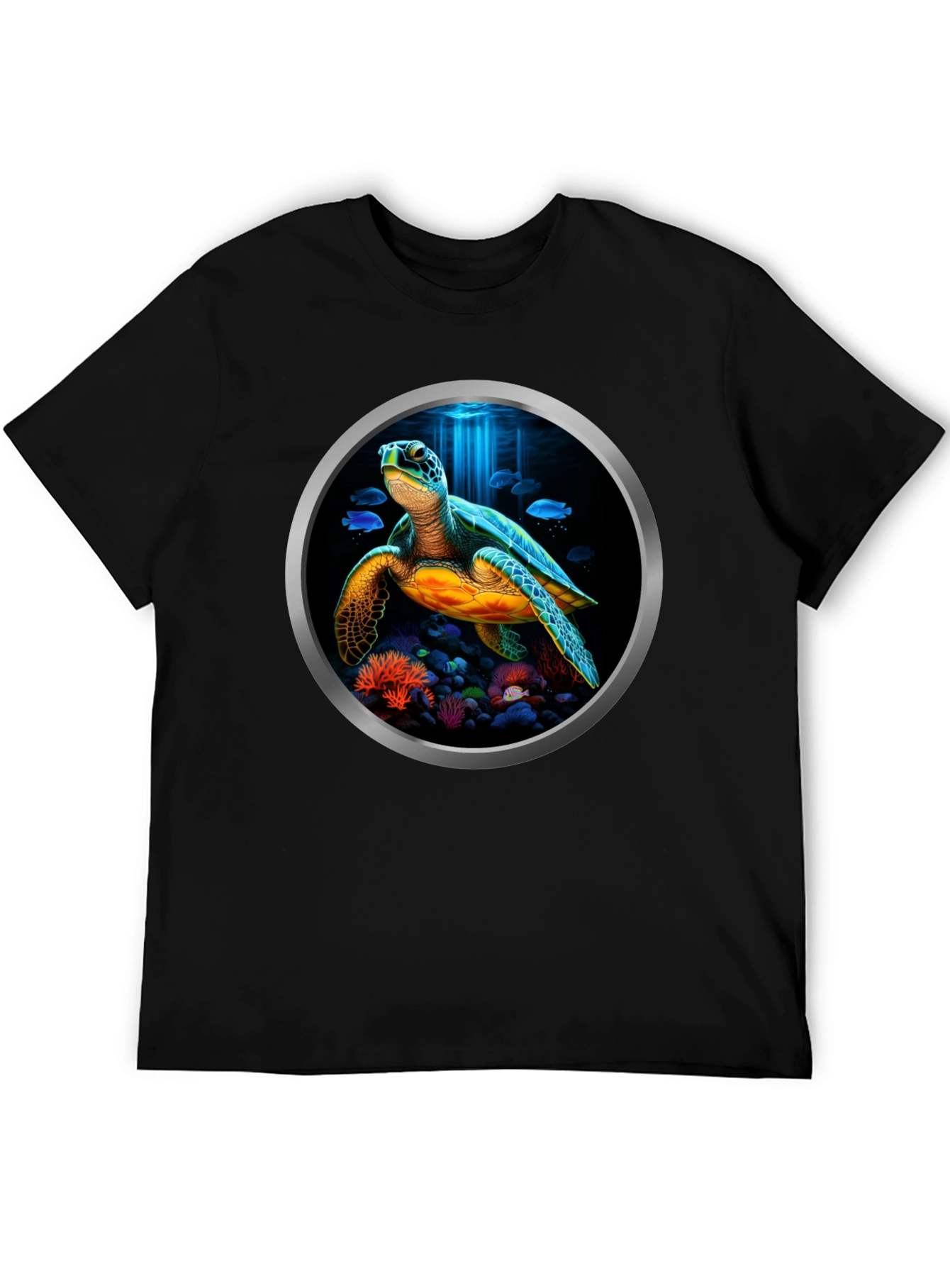 Sea Turtle Graphic Tee - Ocean Life T-Shirt
