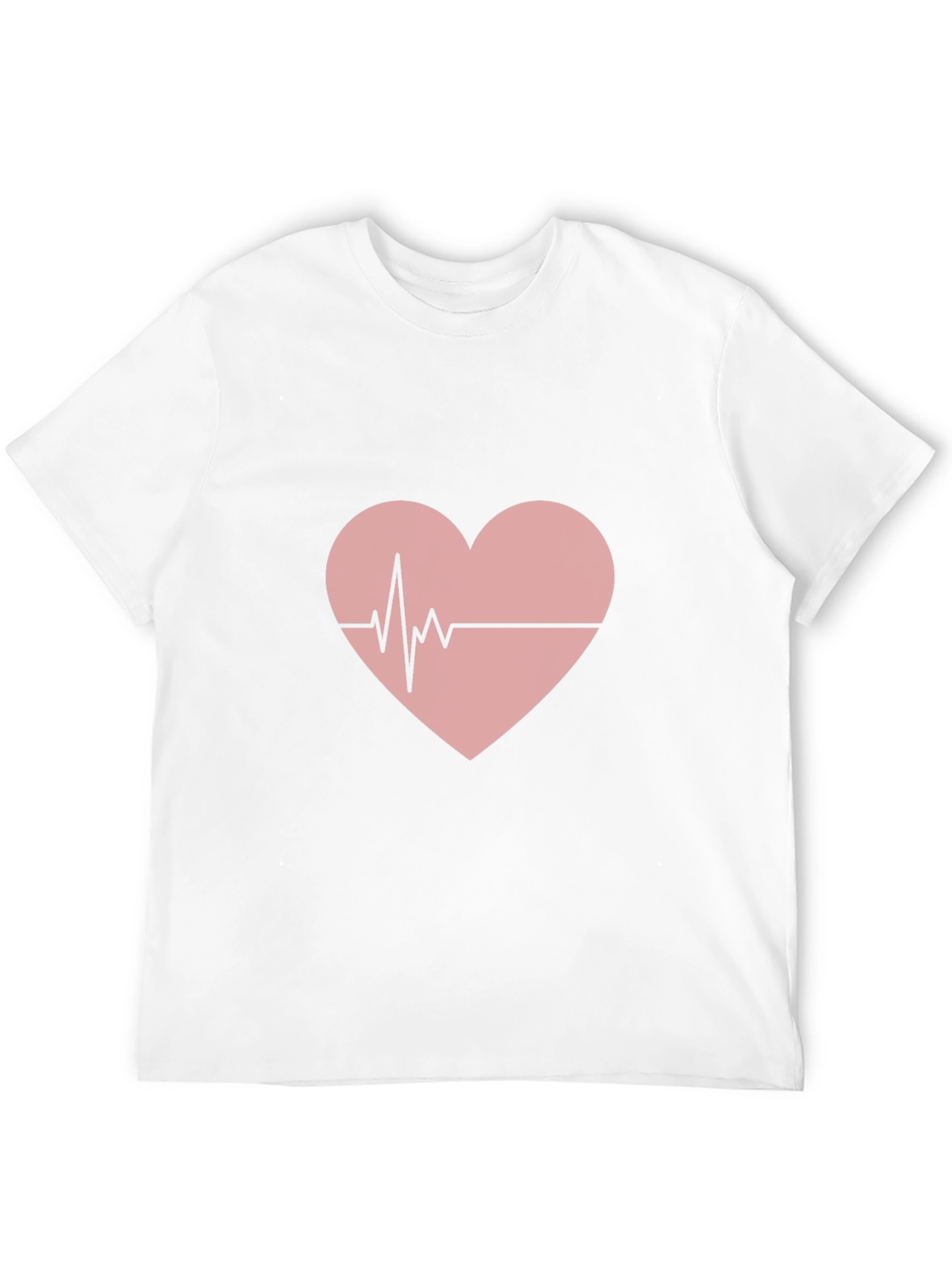 Heartbeat Graphic Tee - Mens Casual T-Shirt