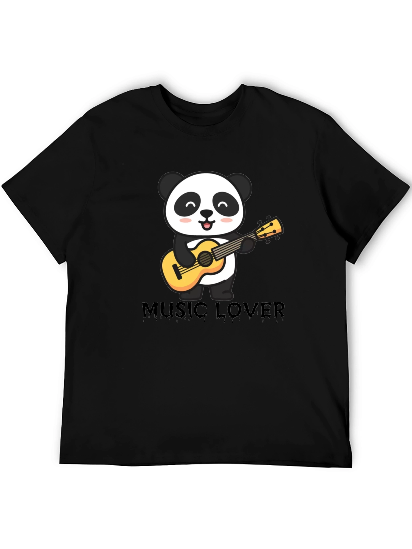 Panda Music Lover T-Shirt - Cute Guitar Player Tee