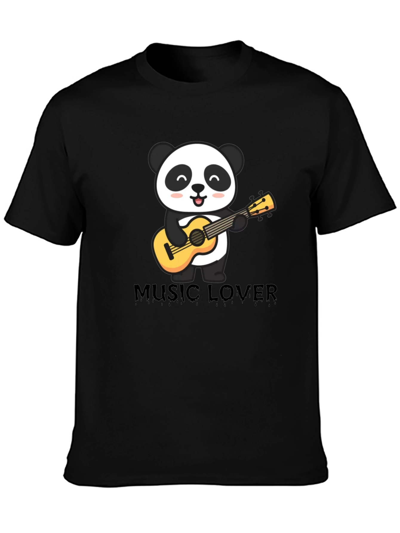 Panda Music Lover T-Shirt - Cute Guitar Player Tee