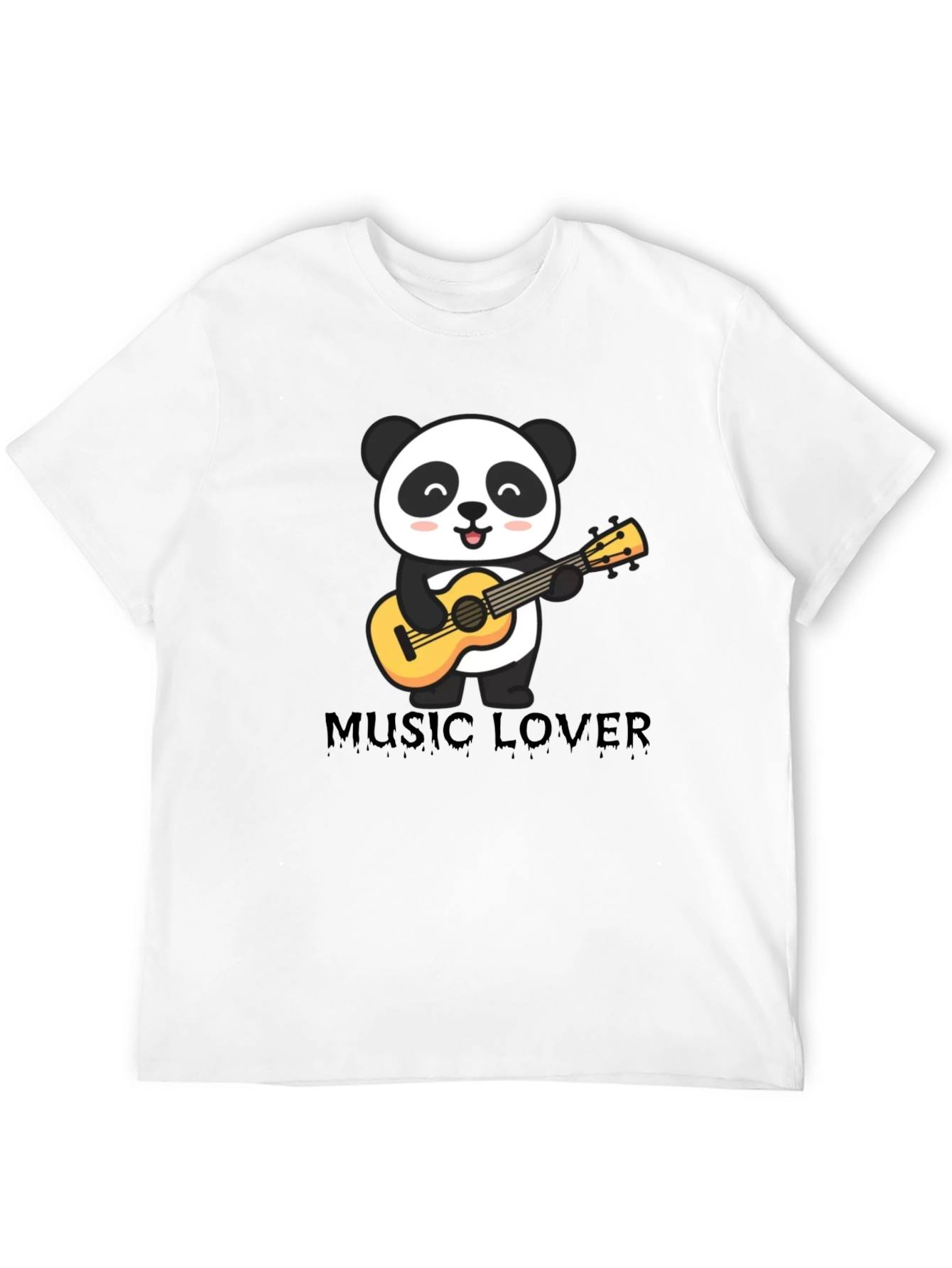 Panda Music Lover T-Shirt - Cute Guitar Player Tee