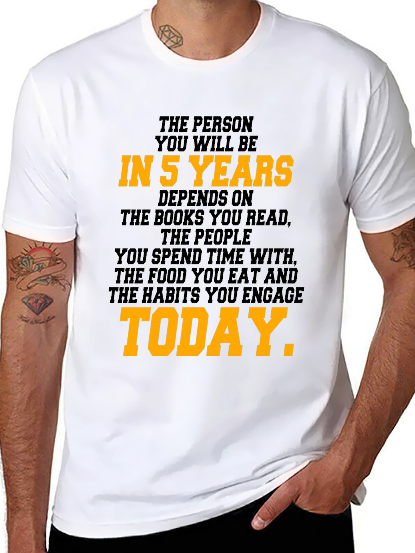 Inspirational Quote T-Shirt - The Person You Will Be