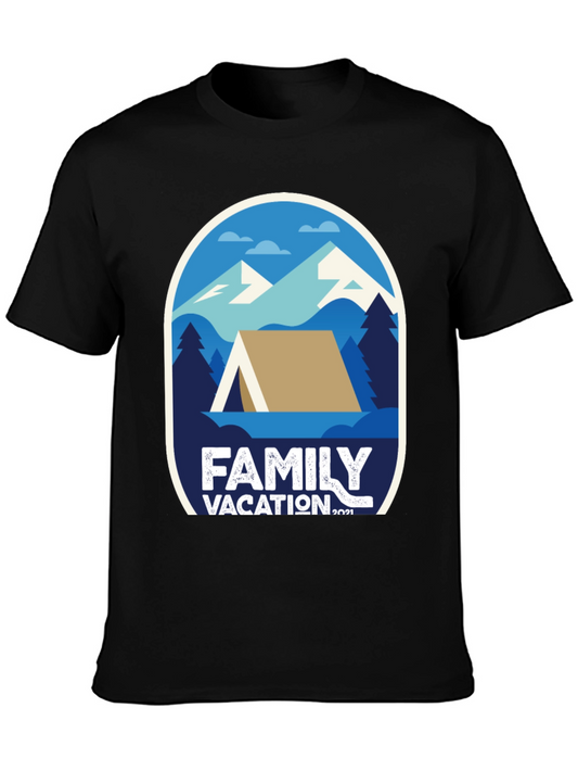 Family Vacation 2021 T-Shirt - Camping Adventure Tee