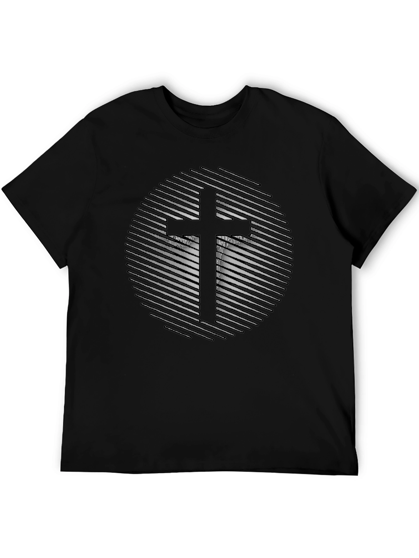 Abstract Cross Graphic Tee - Stylish Christian Apparel