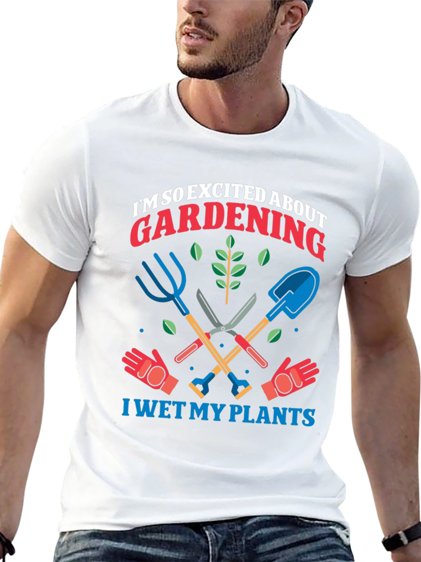 Gardening Enthusiast T-Shirt: I Wet My Plants!