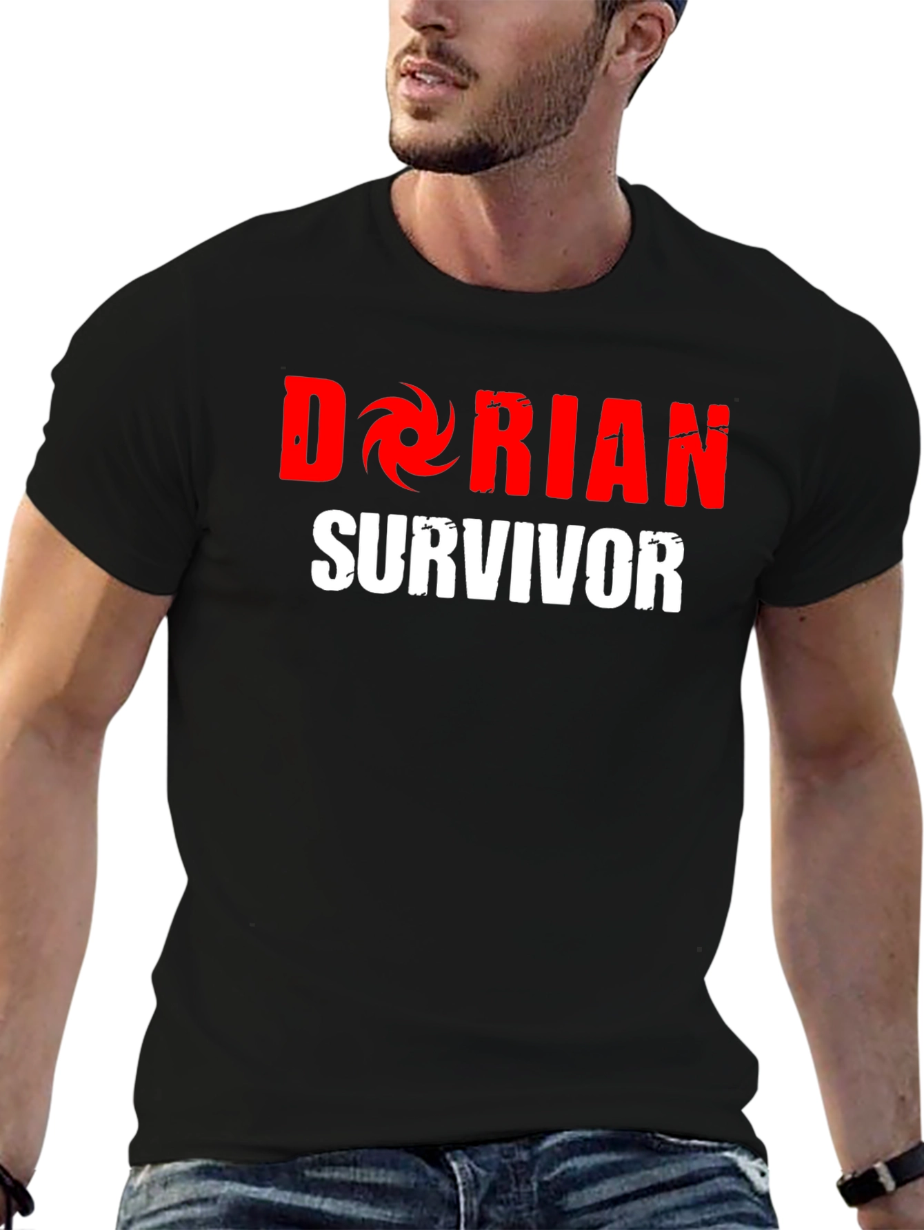 Dorian Survivor T-Shirt Black Crewneck