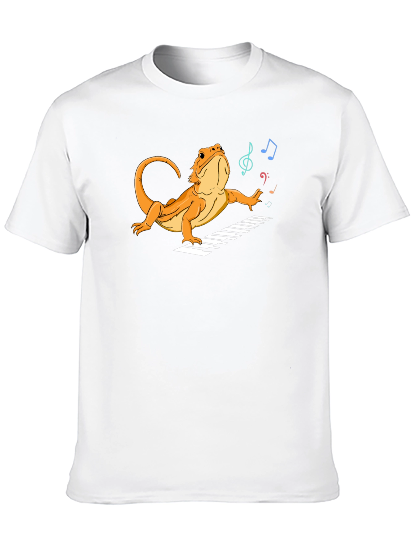Bearded Dragon Musician T-Shirt